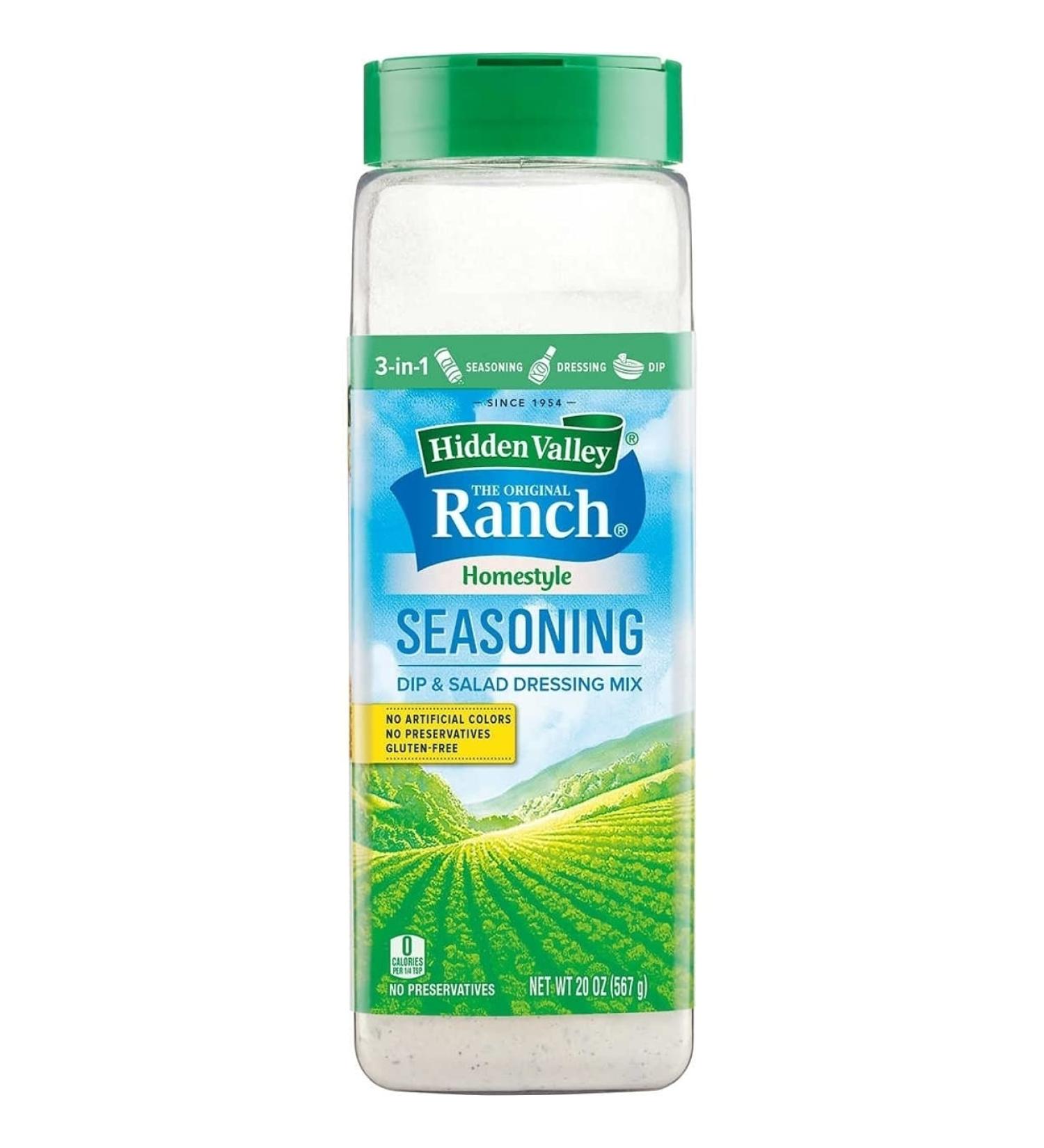 Hidden Valley Homestyle Ranch Seasoning and Salad Dressing Powder Mix, (20 Oz) 20 Ounce (Pack of 1)