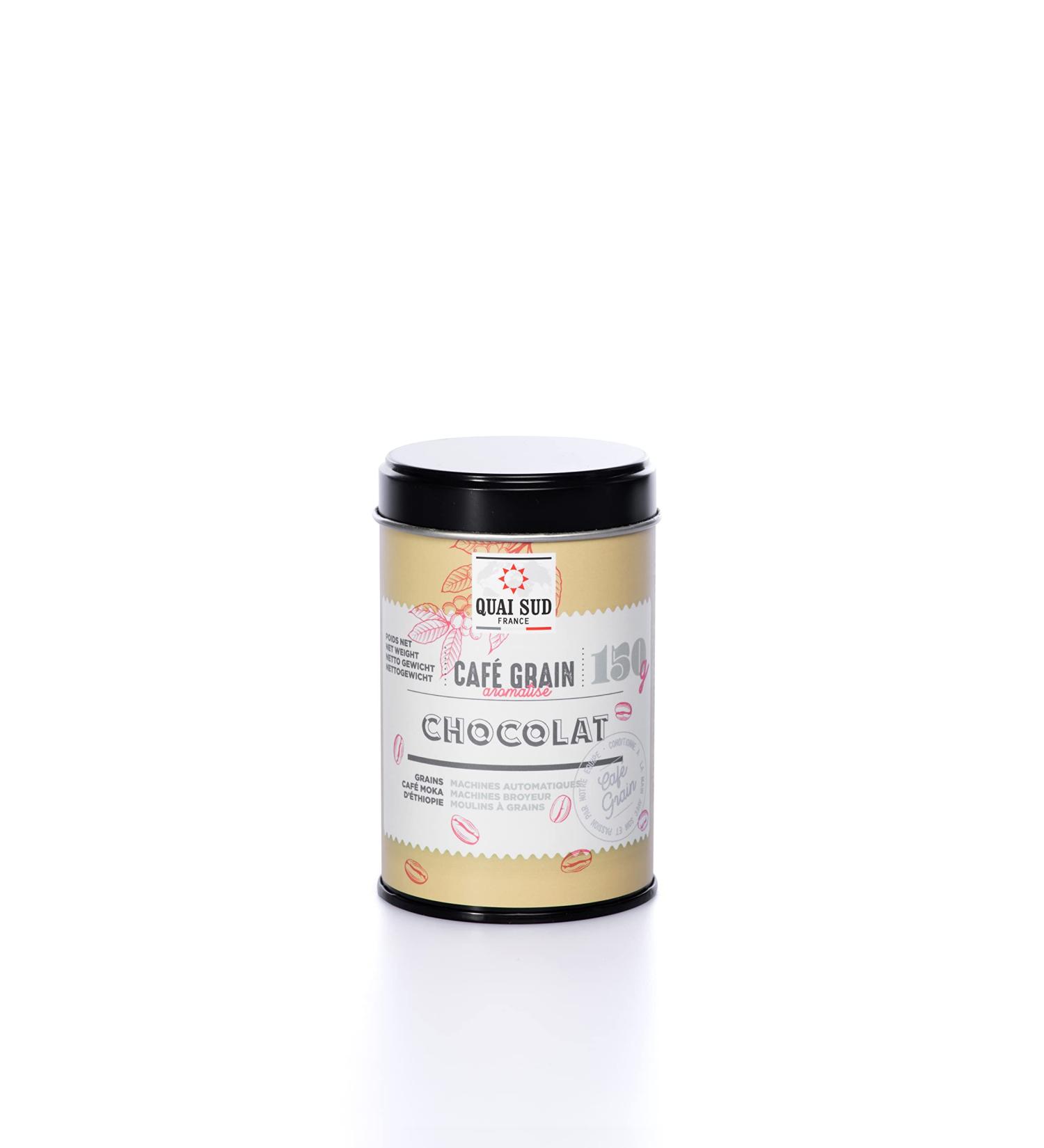QUAI SUD Flavored Coffee Beans | 150g | Chocolate Flavor - Buy Online on GoSupps.com