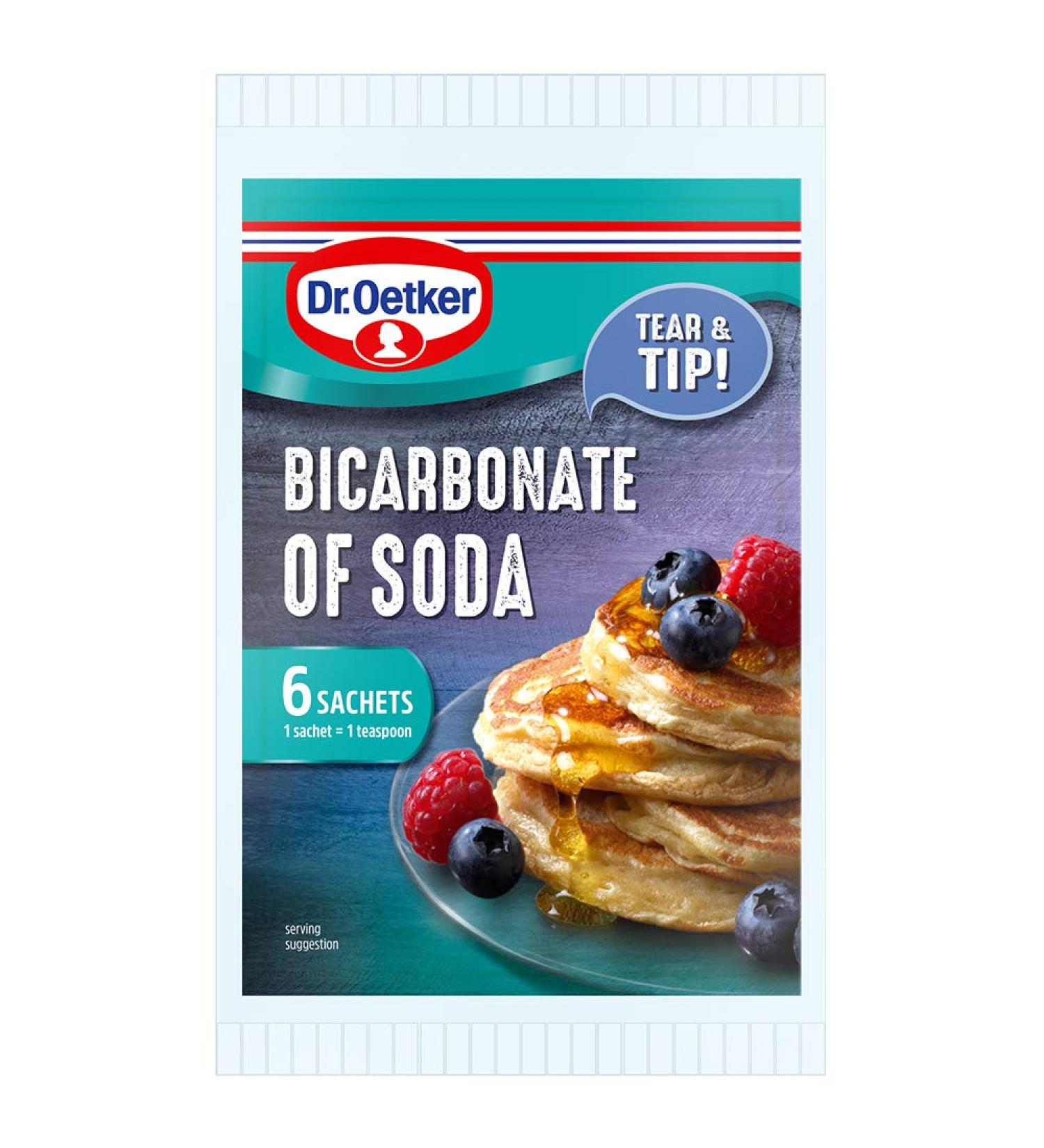 Dr. Oetker Home Baking Bicarbonate of Soda 6x7g - Baking Ingredients - Buy Online on GoSupps.com