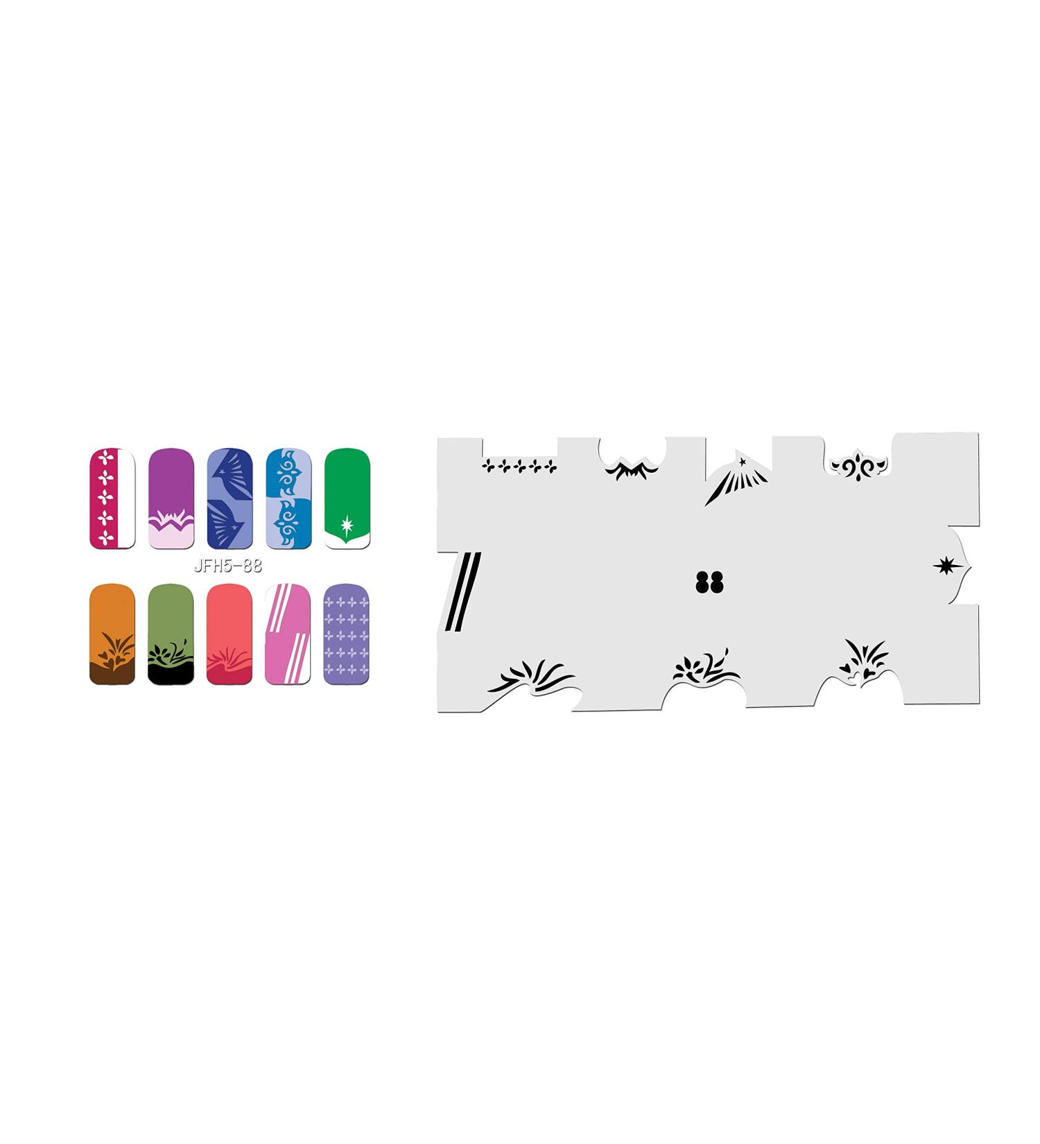 Fingernail stencil (airbrush nail art) Fengda JFH05-088