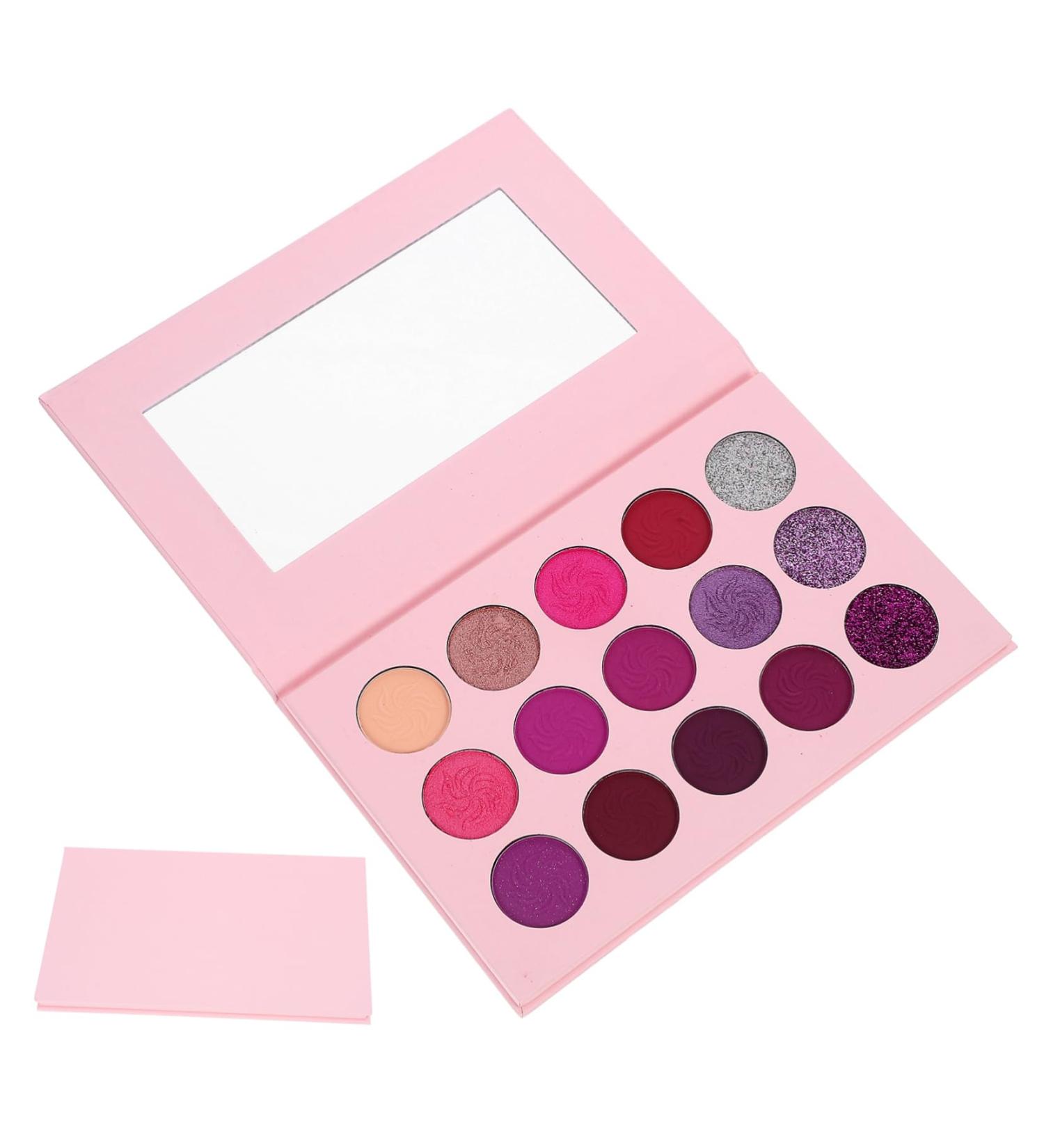 Outanaya 15 Eyeshadow Palette Glitter Eyeshadow Woman Eyeshadow Compact Purple Eyeshadow Compact - Buy Online on GoSupps.com
