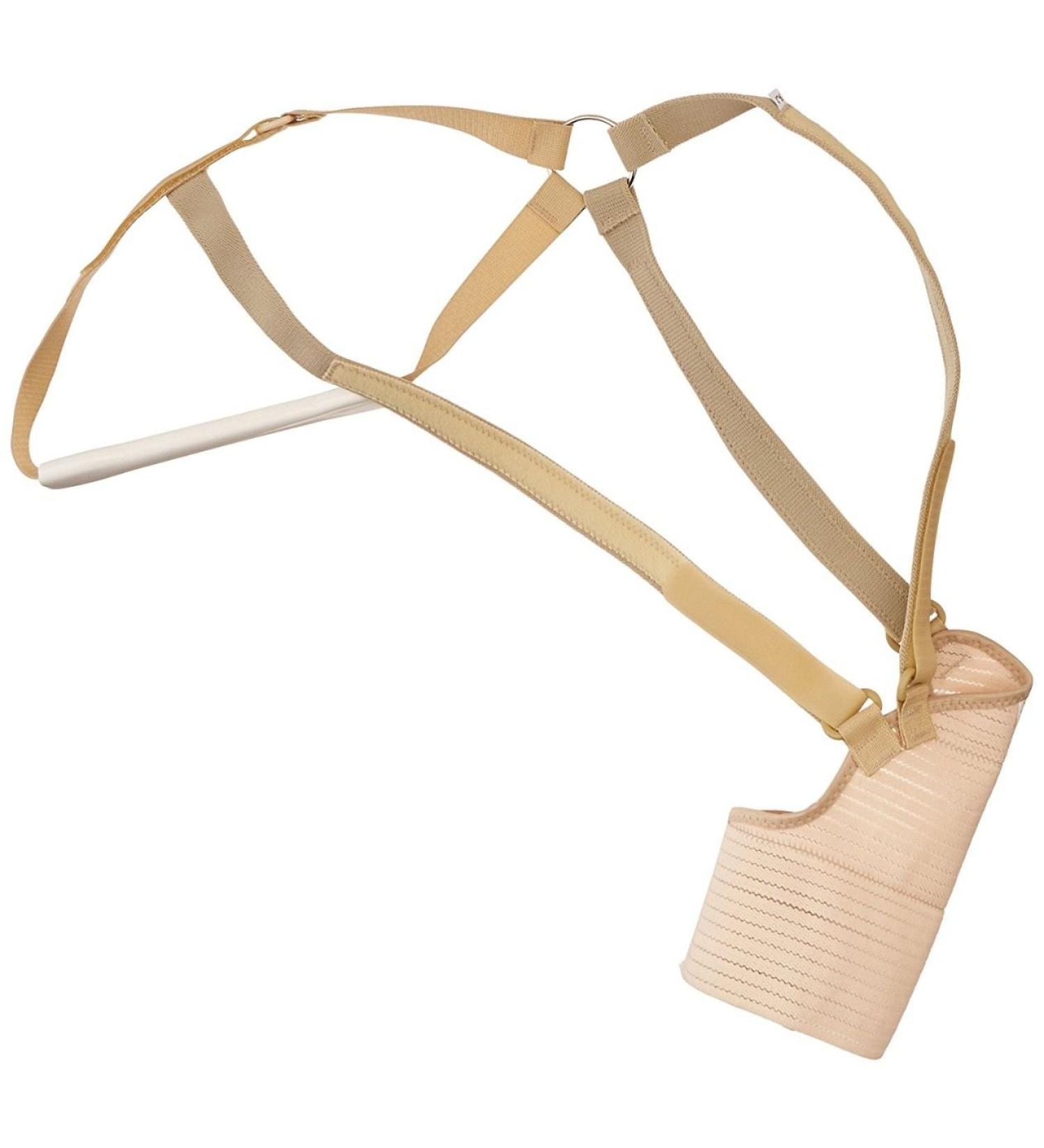 Rolyan Hemi Arm Sling II for Left Arm Comfortable Shoulder Sling with Elastic Straps Shoulder Immobilizer Support for After Stroke Soft Tissue Injury Surgery or Ligament Strain Small Left Arm Small