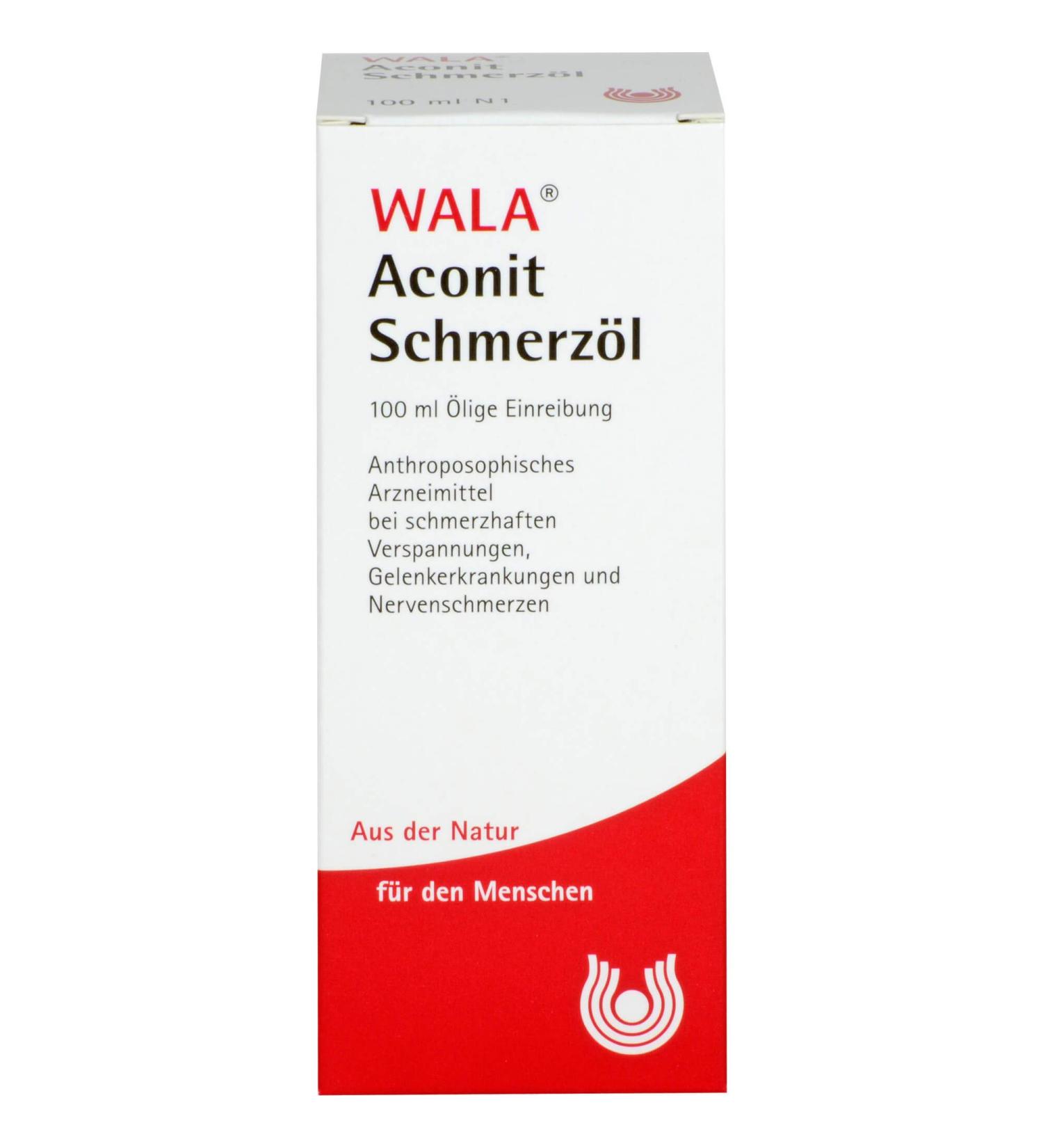 Aconit Pain Oil 100 ml - Fast Relief for Muscle & Joint Pain | Buy Online Worldwide - Buy Online on GoSupps.com