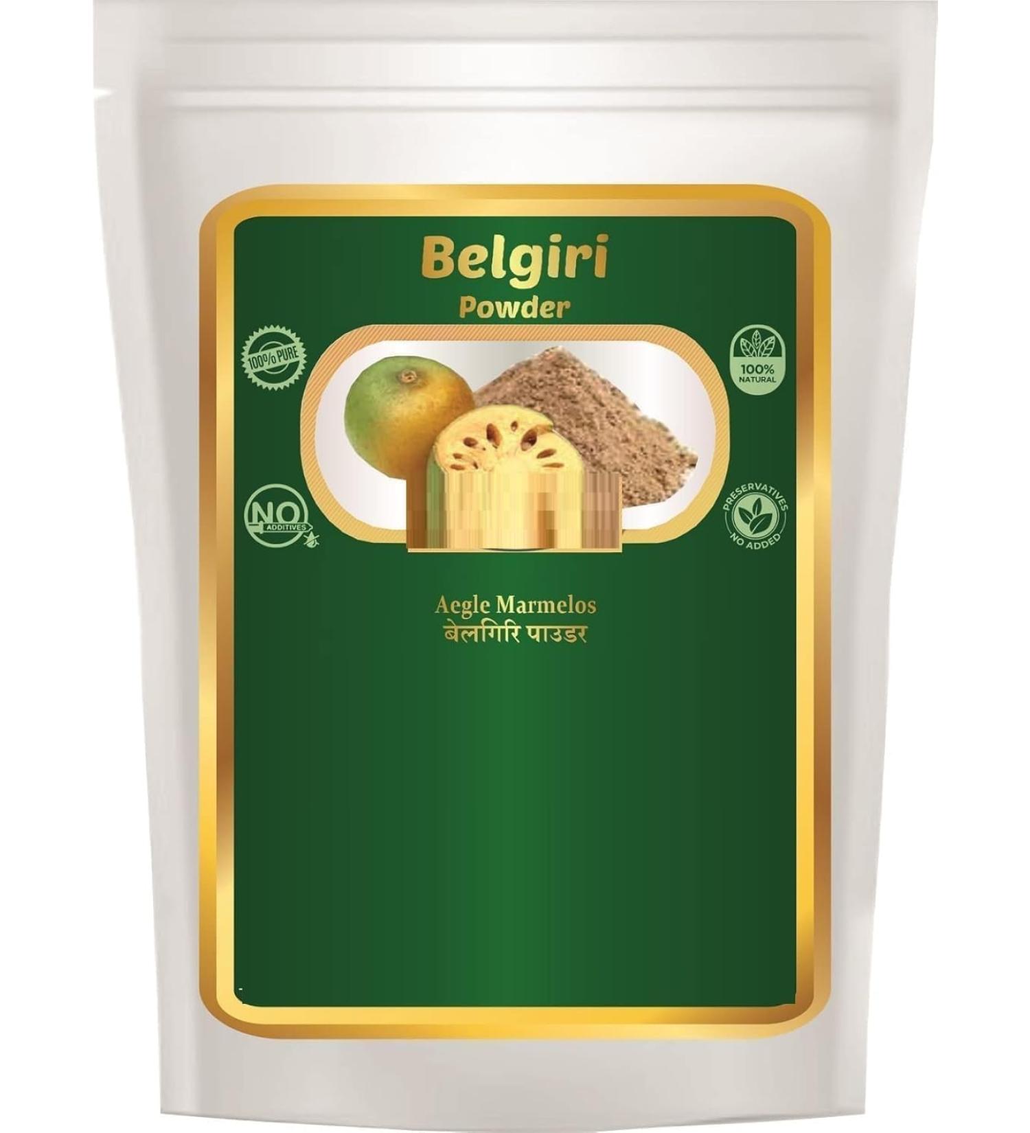 HYD Natural Belgiri Powder - Aegle Marmelos - Bealgiri Powder - Bael Phal Dry Powder - Bel Powder - Wood Apple - 100 g