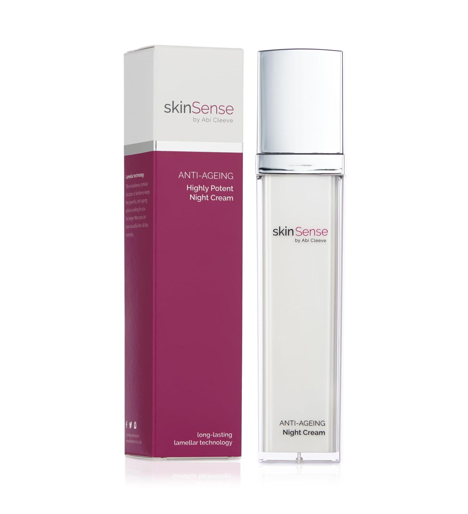 Skinsense Anti-Ageing Night Cream 50ml | Highly Potent Formula for Youthful Skin | Shop Internationally - Buy Online on GoSupps.com
