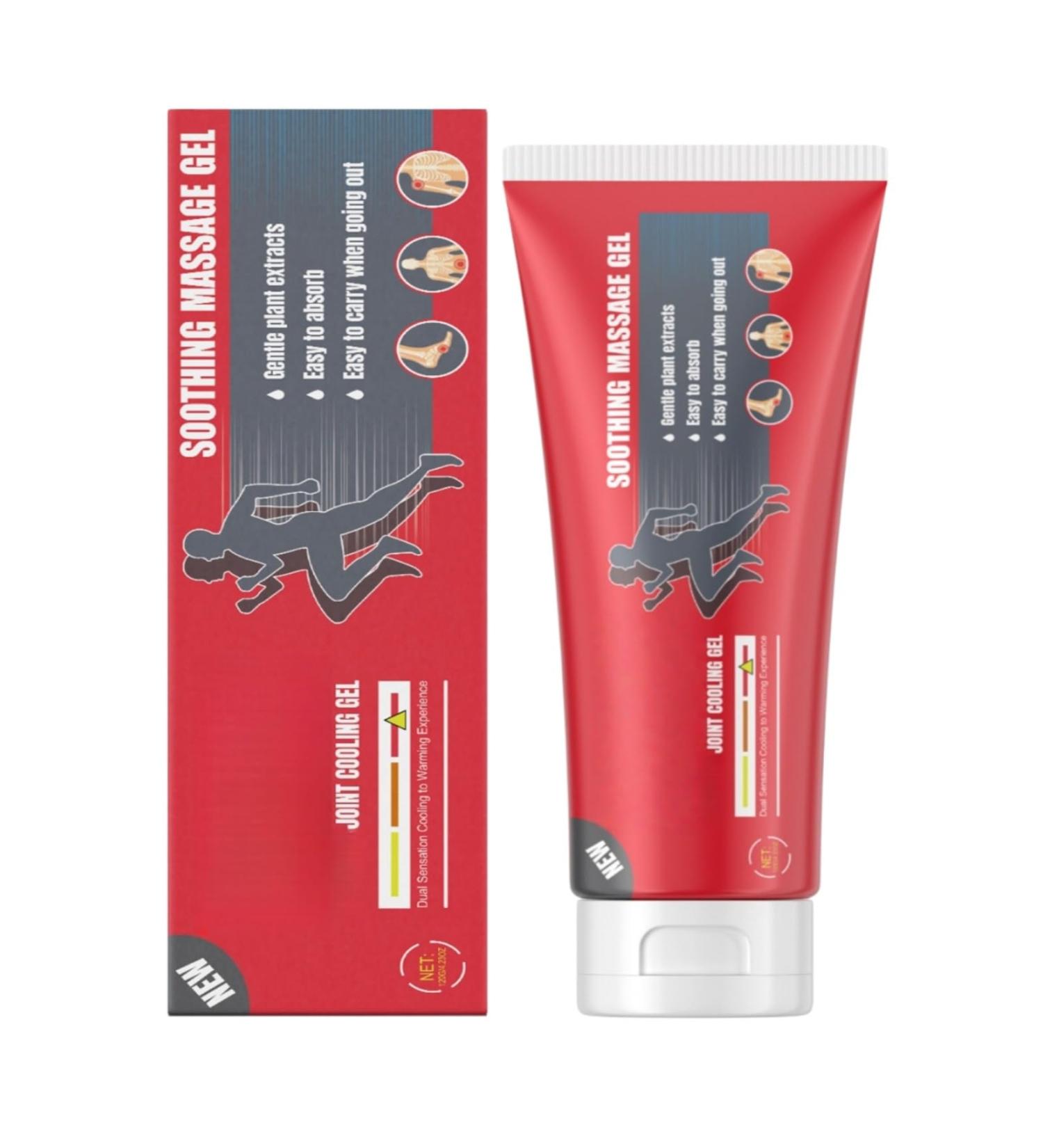 Gel de soulagement des articulations cr me de massage non grasse Texture Gel L g re alente Pour Hommes Femmes genou et paules cou r cup ration post-entra nement et soutien des tensions muscula 1 B tonnet - Buy Online on GoSupps.com