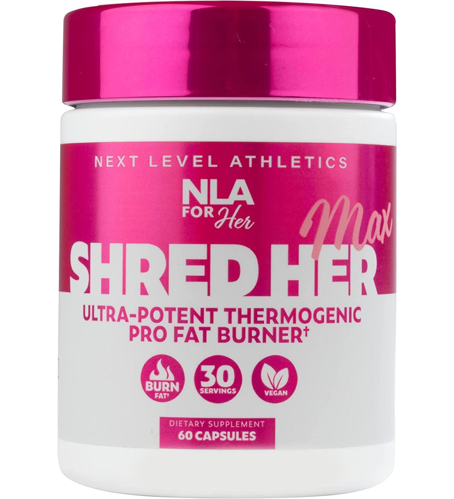 Shred Her Max (30 Servings) - Thermogenic for Women - Healthy Weight Management & Fat Loss | Metabolism Boost & Appetite Suppressant - Buy Online on GoSupps.com