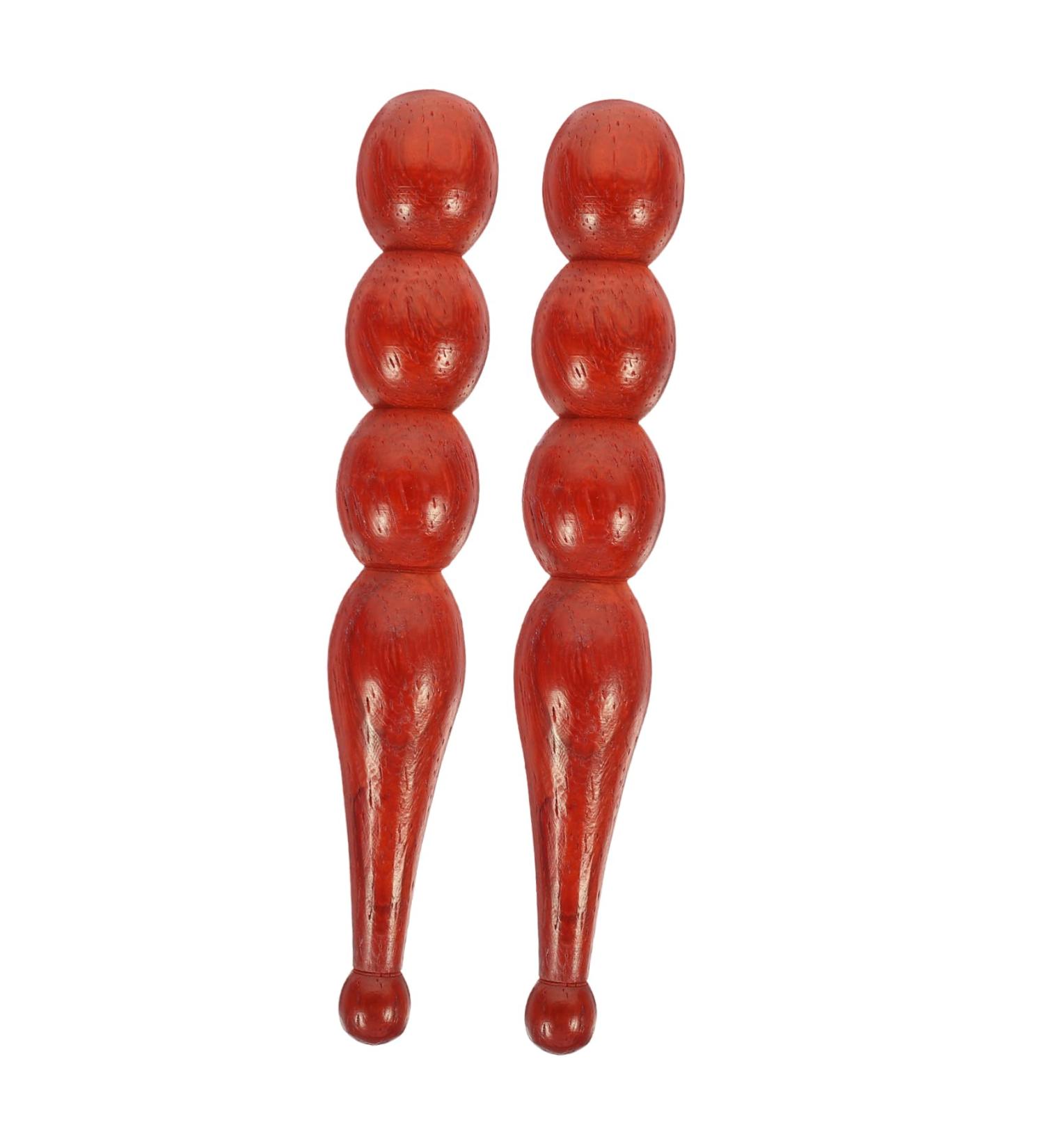 Buy Gatuida 6-STK Acupuncture Rod & Wooden Foot Massager - Premium Hand and Foot Massage Tool for Relaxation | Rosewood Percussion Device - Buy Online on GoSupps.com
