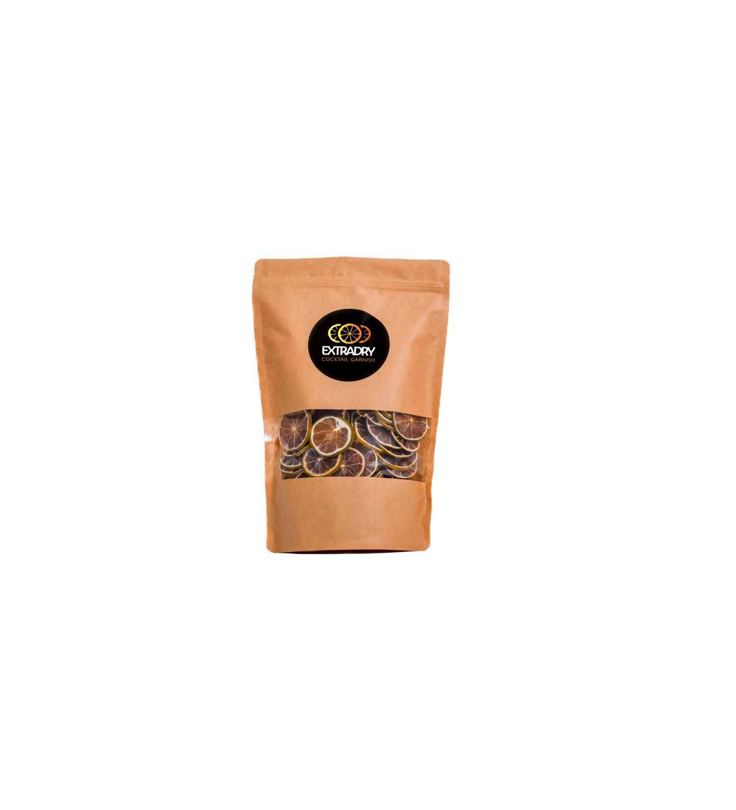 Extra Dry Dried Limes For Cocktail | 150 Approx Slices of Dehydrated Lemons | Large Bag 188g Dried Lemon Rings | 100% Natural - Buy Online on GoSupps.com