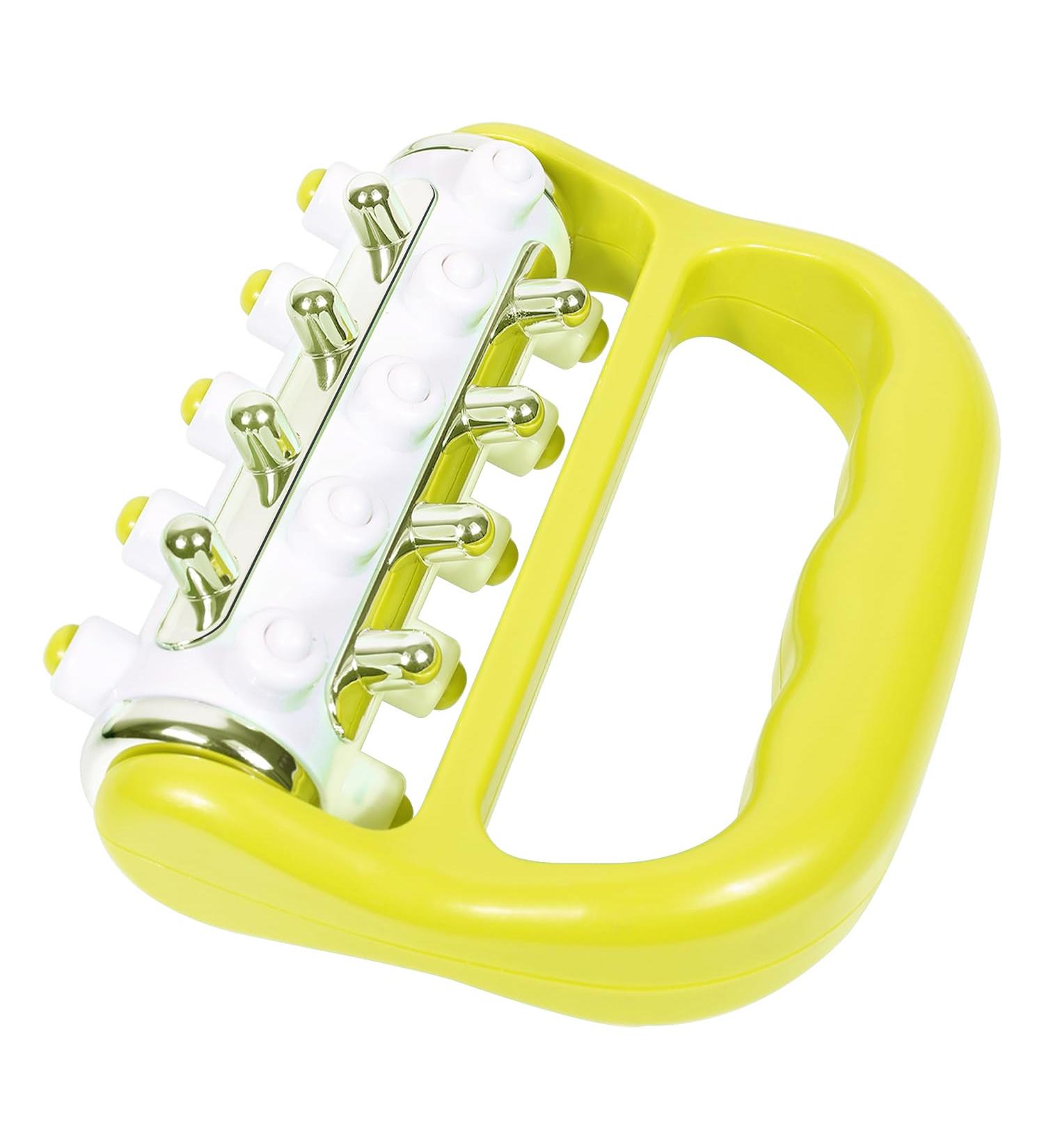 Hand Massage Roller - Full-Body Anti-Cellulite Device | Manual Muscle Massager for Pain Relief - Green-A - Buy Online on GoSupps.com