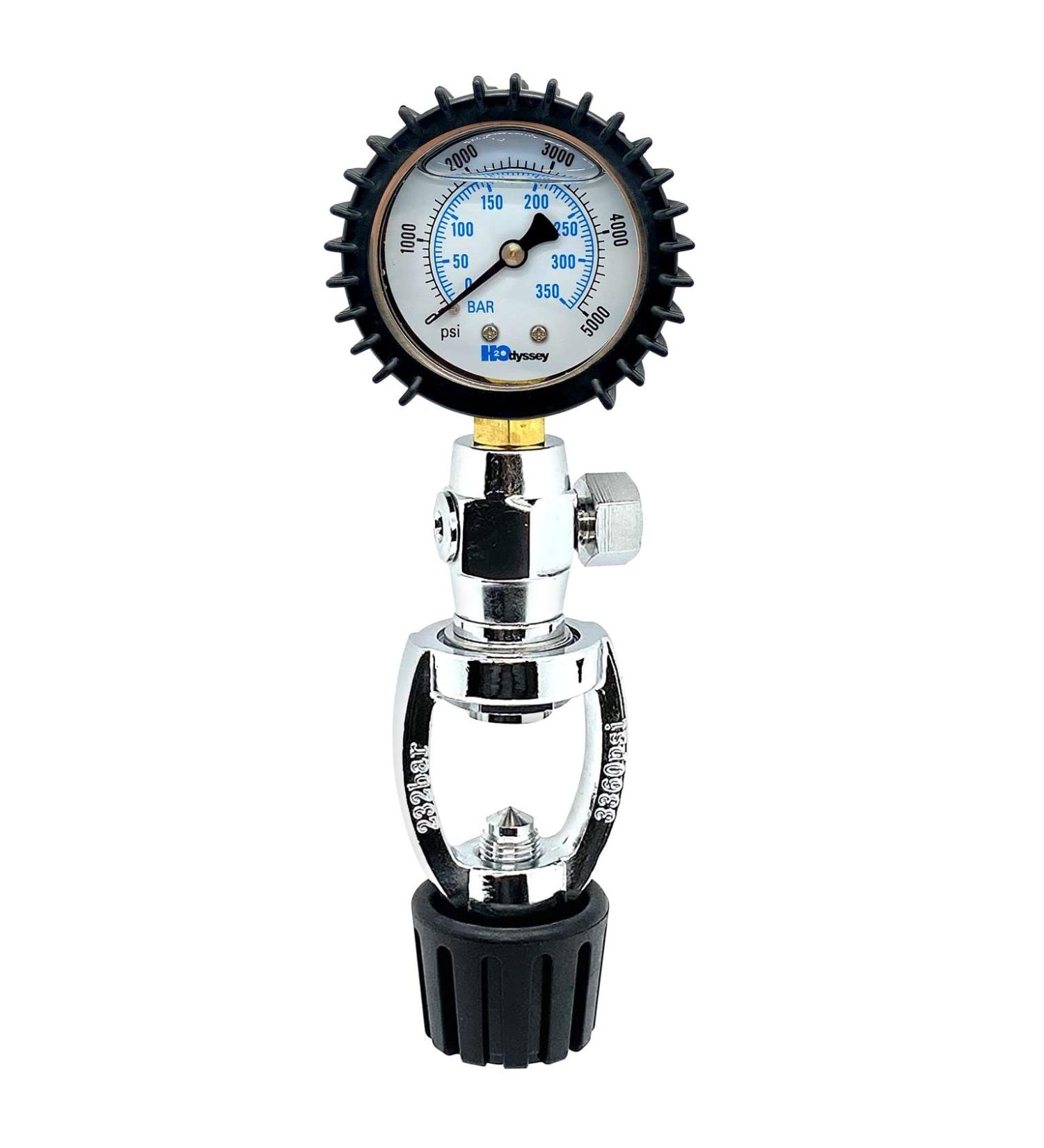 H2ODYSSEY Yoke Pressure Tester - Professional Scuba Diving Gauge - Buy Online on GoSupps.com