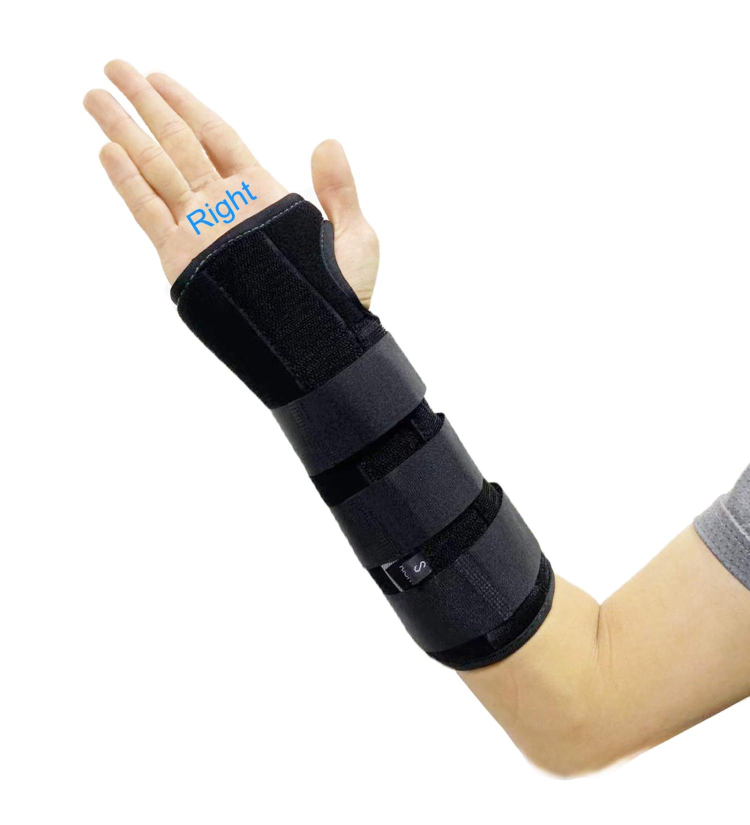 Adjustable Night Time Forearm Immobilizer Brace Splint for Carpal Tunnel - Right Hand Small/Medium (25cm) - Buy Online on GoSupps.com