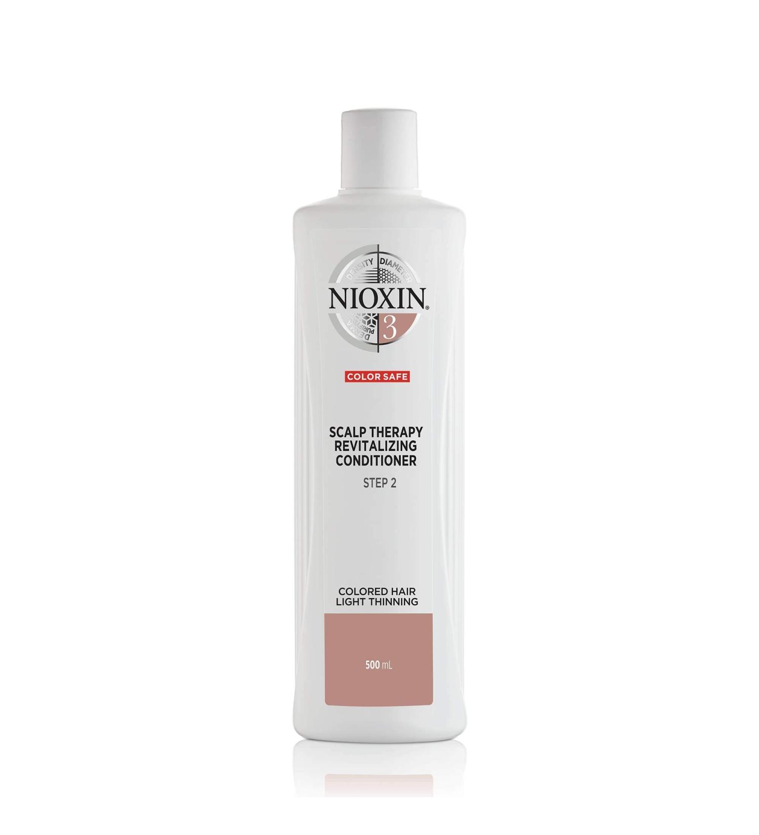 Nioxin System 3 Scalp Therapy Conditioner for Color Treated Hair - Light Thinning Solution, 16.9 Fl Oz - Buy Online on GoSupps.com