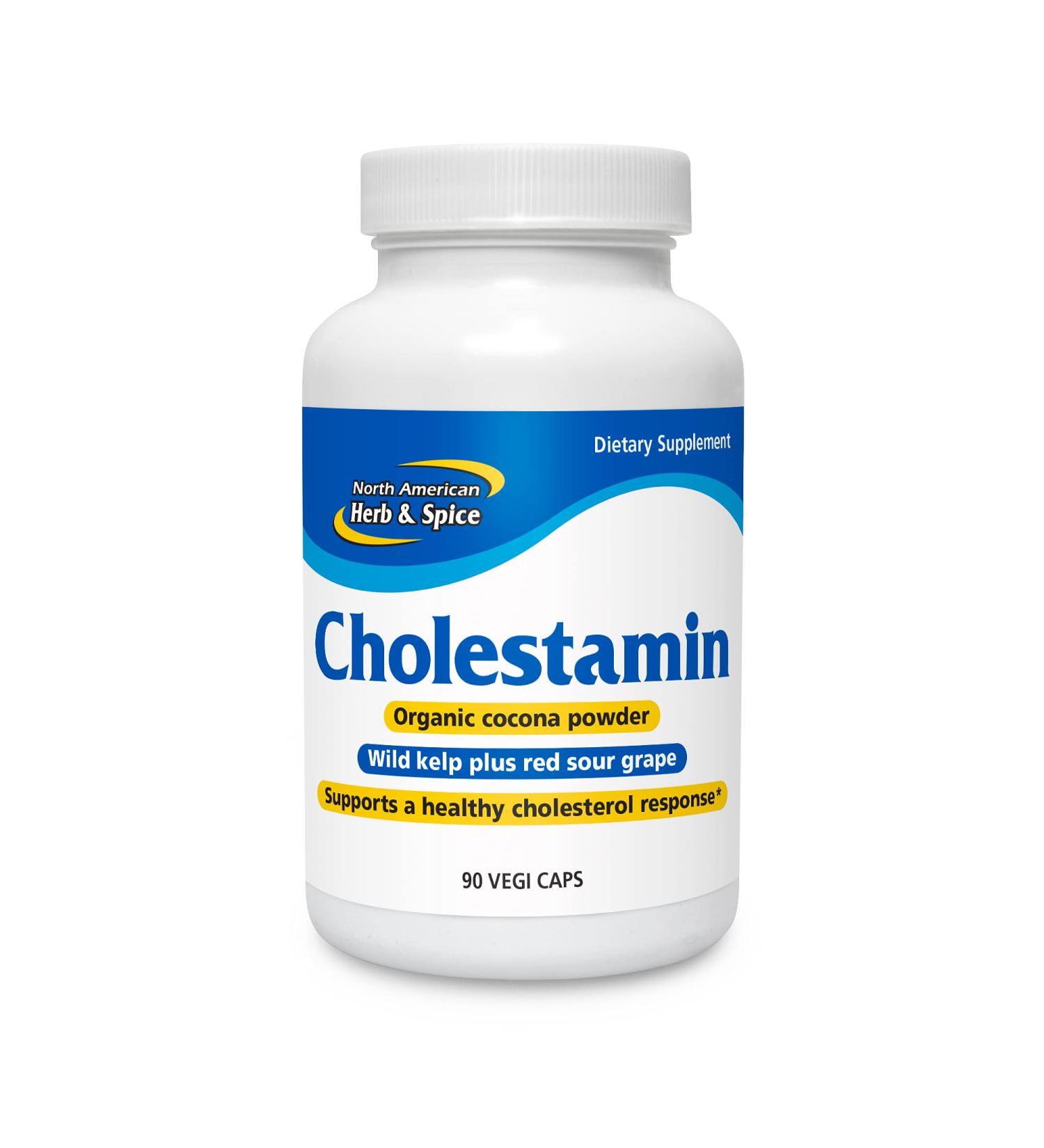 Buy NORTH AMERICAN HERB & SPICE Cholestamin - 90 Capsules for Healthy Cholesterol Support - Super Strength P73 Oreganol Oil Kelp Resveratrol & Garlic - Non-GMO - 45 Servings | International Shipping Available - Buy Online on GoSupps.com