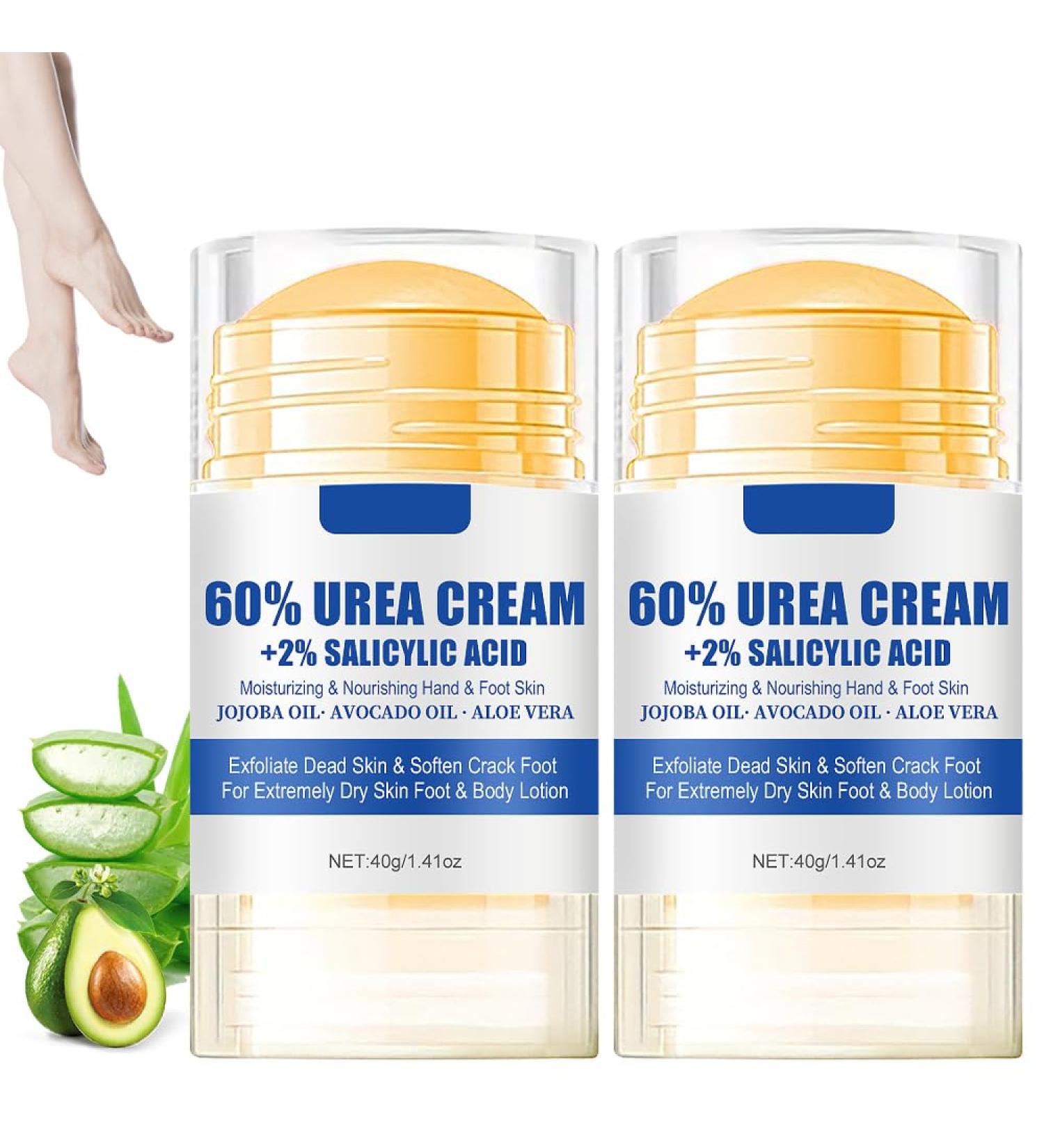 Vmxlso Foot cream Urea 60 2 pieces cream for cracked heels dry cracked feet moisturizer for dry heels and feet - Buy Online on GoSupps.com