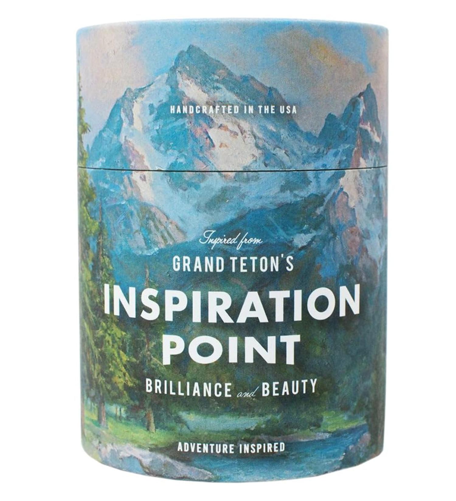 Ethics Supply Co. Inspiration Point Candle | 12 oz | Golden Willow Wild Rose Fresh Snow | Infused with Essential Oils & A Premium Grade of Aromatic Oils | 60 Hour Burn Time