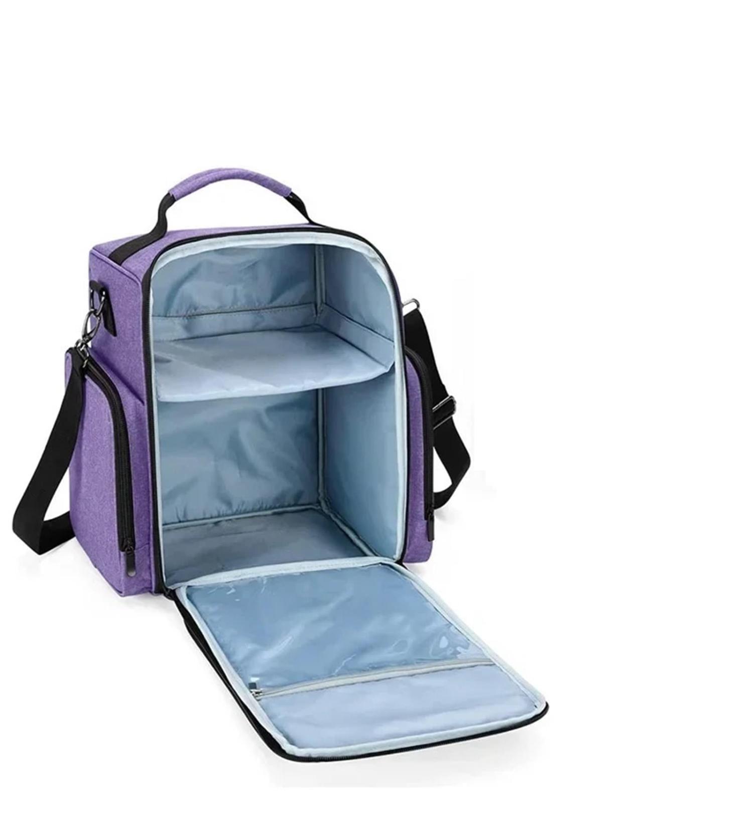 Sac Pour Vernis Semi Permanent Sac de rangement for vernis ongles sac d'huile essentielle Kit de soins cosm tiques portables for la peau bo te de rangement for outils de soins des ongles Double Purple - Buy Online on GoSupps.com