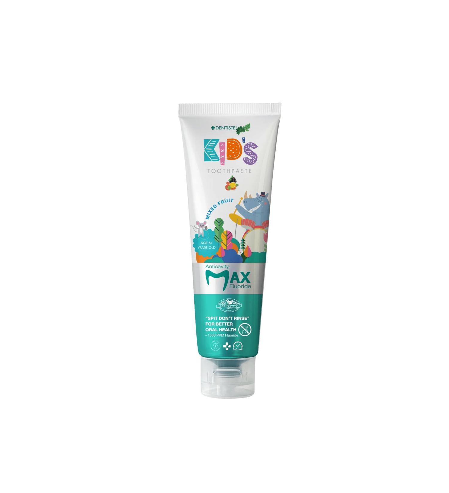 Kids Toothpaste Mixed Fruit Flavor Cavity Protection & Safe Formula for Children - Buy Online on GoSupps.com