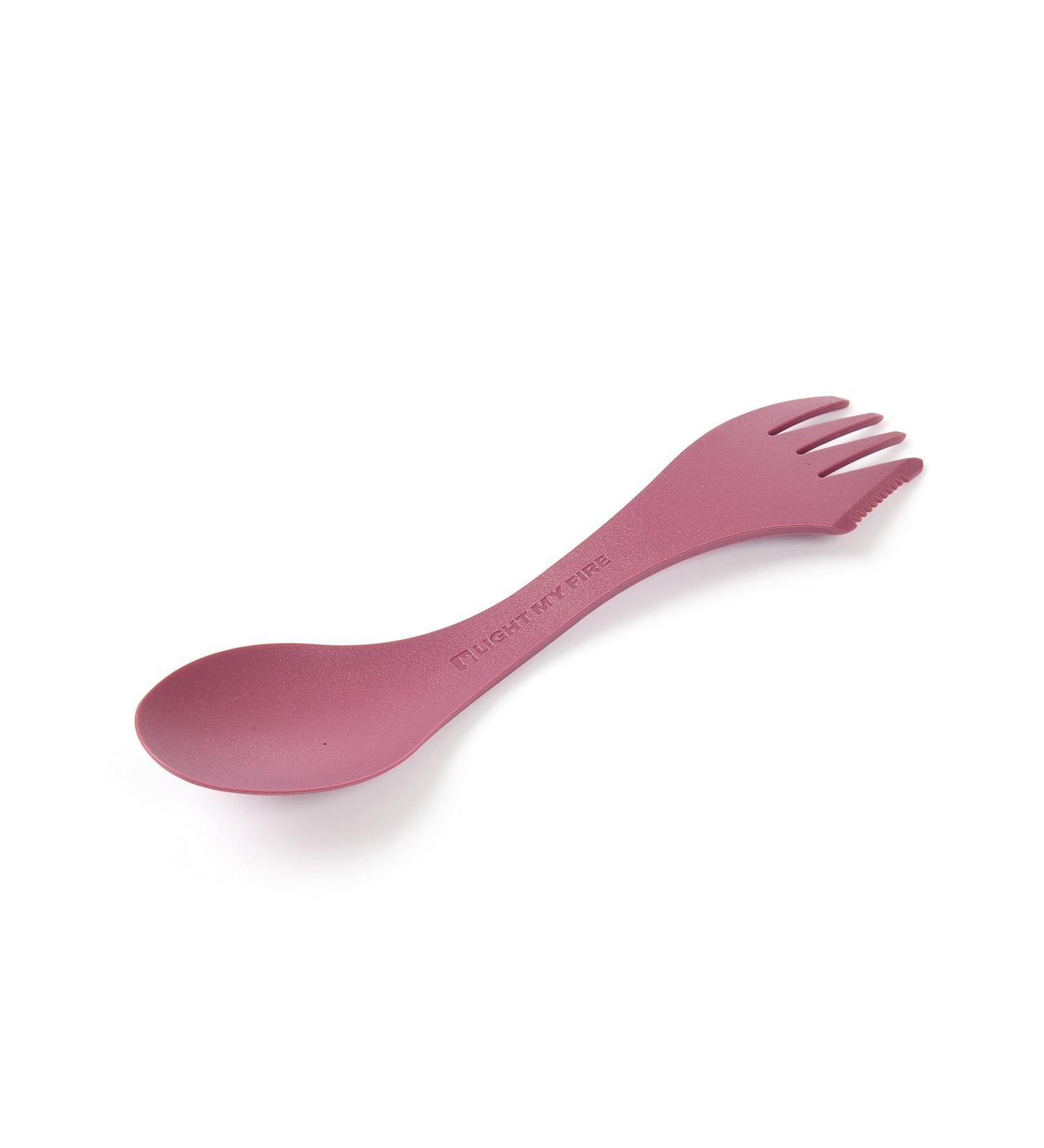 Light My Fire Camping Spork - Reusable 3-in-1 Cutlery Combo - BPA-Free Bio-Based Plastic - Misty Purple - Buy Online on GoSupps.com