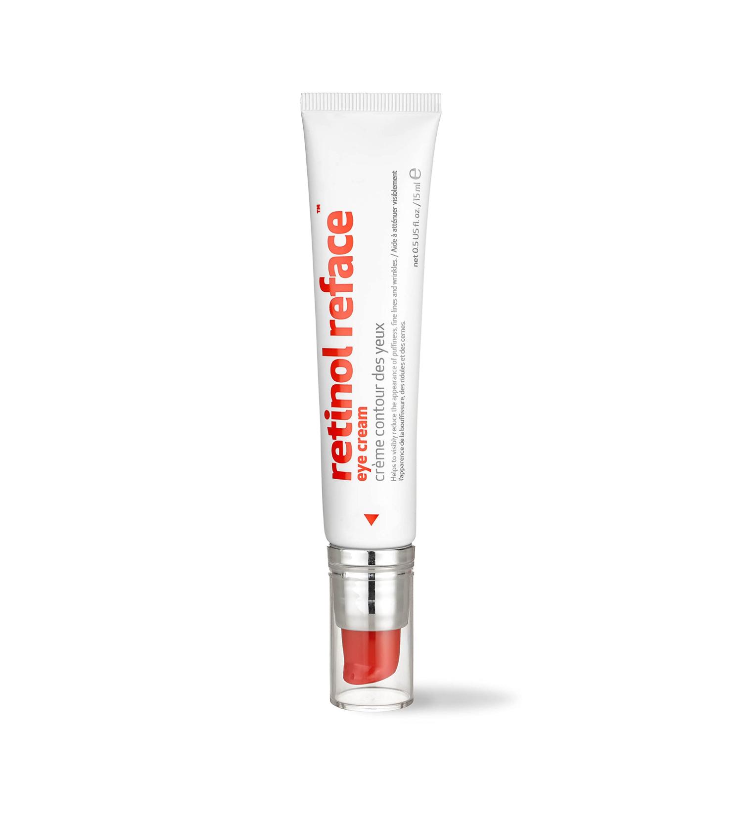 Indeed Labs Retinol Reface Anti-Aging Eye Cream | Wrinkle Repair for Crow's Feet & Younger Skin - Vitamin A & Bakuchiol Serum - Buy Online on GoSupps.com