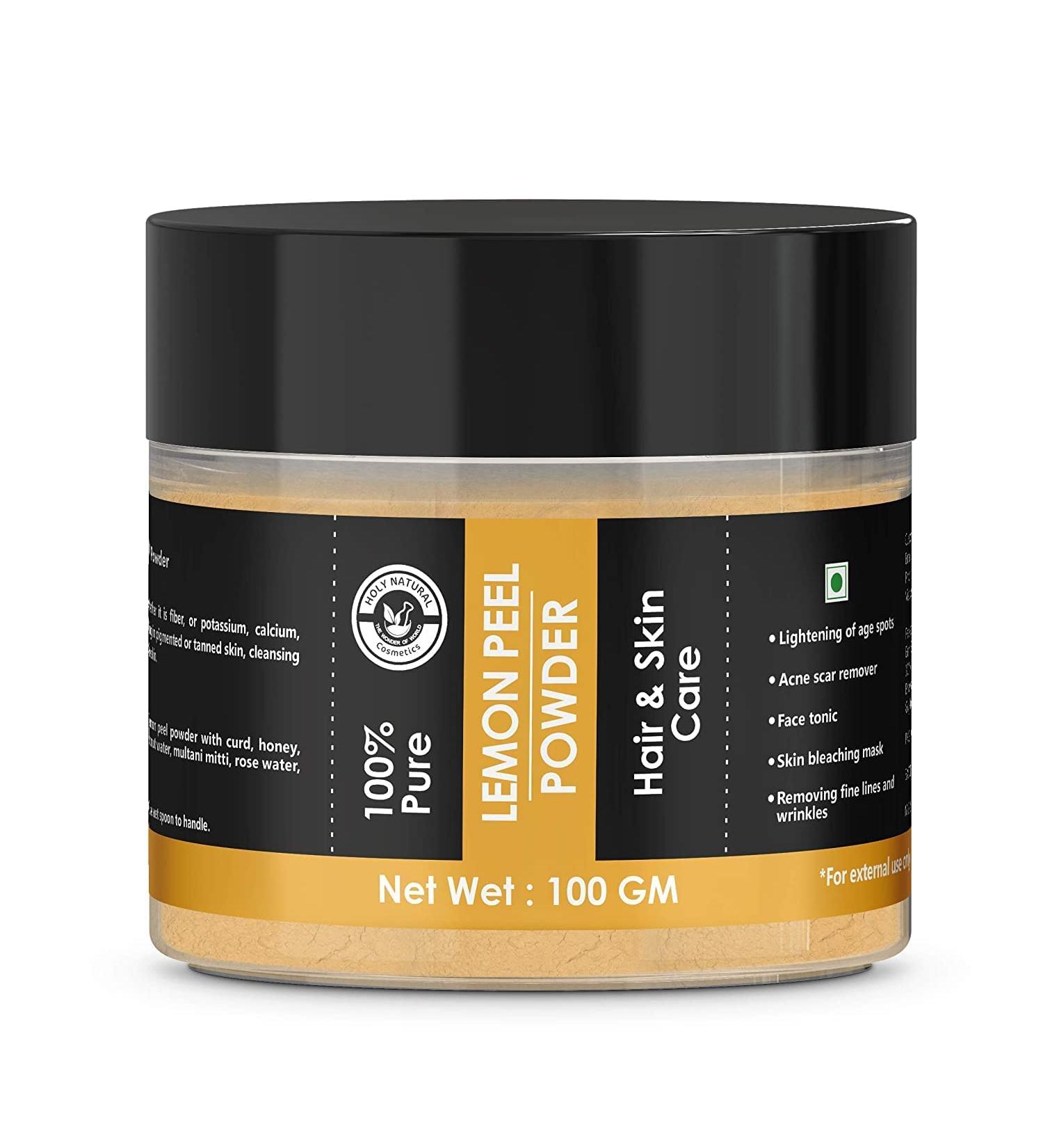 READ QURA 100 Pure Lemon Peel Powder for Skin & Face 100 GM