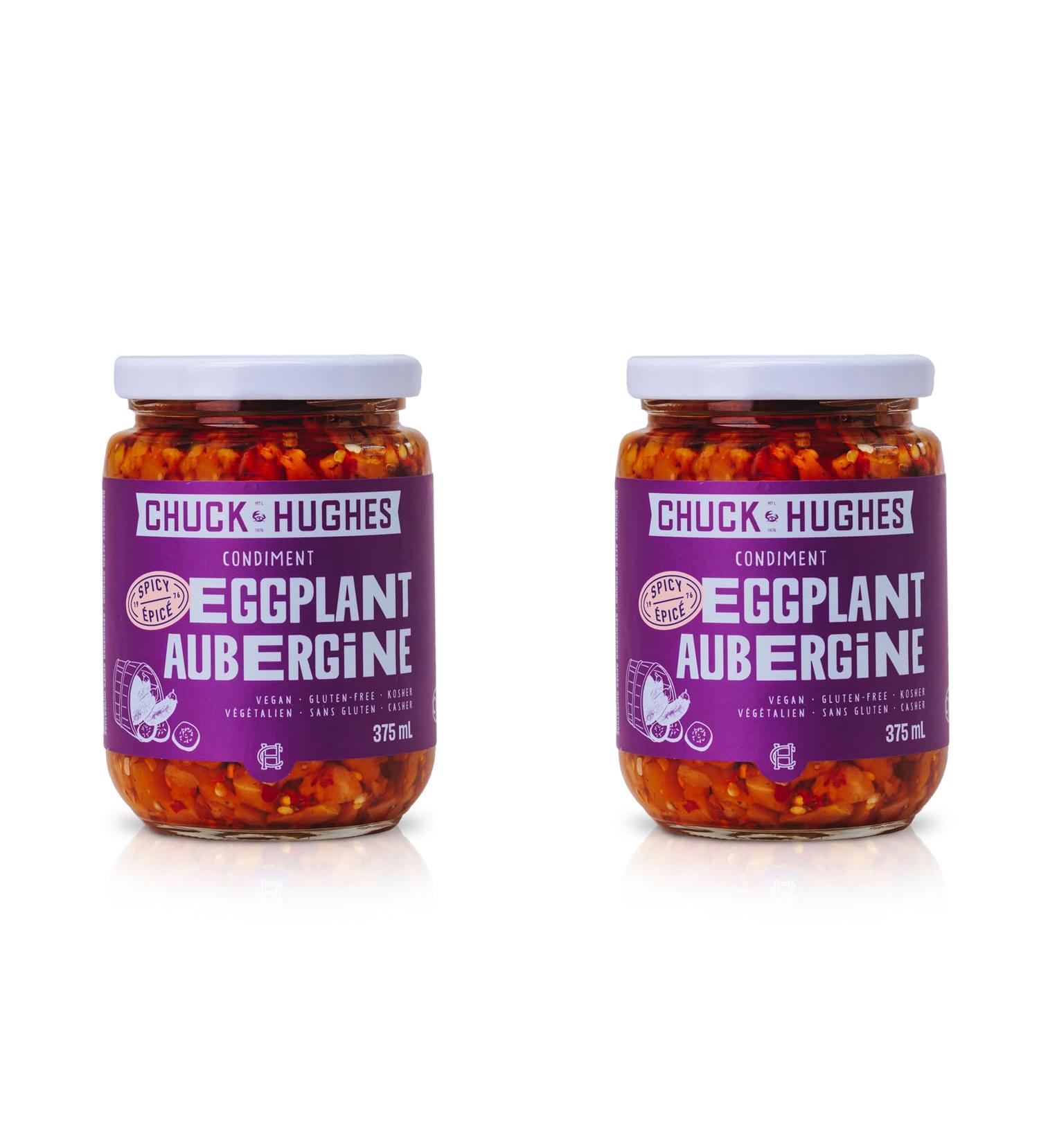 CHUCK HUGHES SPICY EGGPLANT - PACK OF 2 / VEGAN/GLUTEN FREE - Buy Online on GoSupps.com