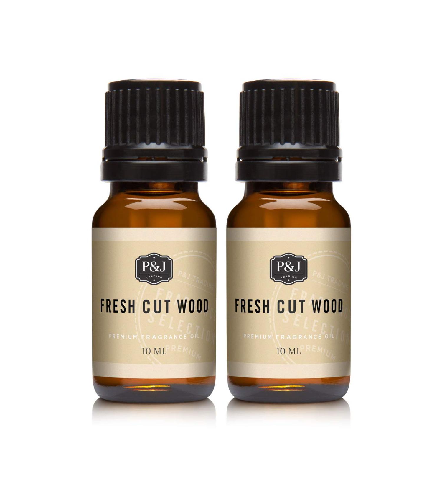 P&J Trading Fragrance Oil | Fresh Cut Wood Oil 10ml 2pk - Candle Scents for Candle Making, Freshie Scents, Soap Making Supplies, Diffuser Oil Scents - Buy Online on GoSupps.com