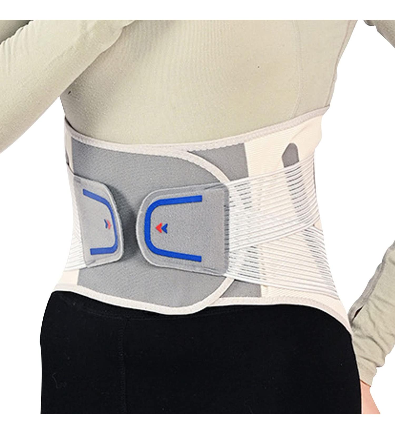 NEZIH Back Support Belt with 4 Support Bars | Therapeutic Lower Back Support for Pain Relief - International Shipping Available - Buy Online on GoSupps.com