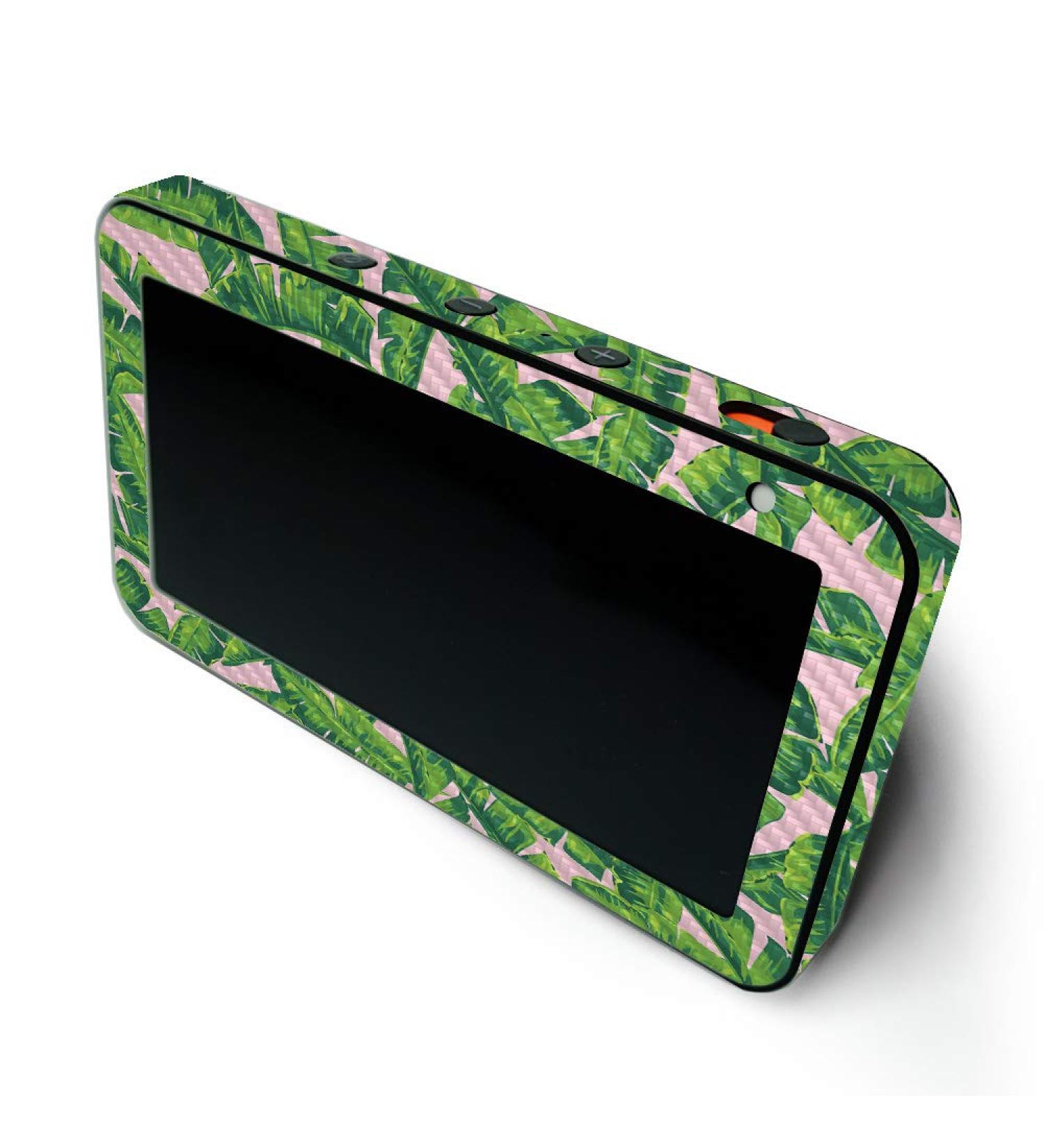MightySkins Carbon Fiber Skin for Amazon Echo Show 5 (Gen 1 & Gen 2) - Jungle Glam | Durable Textured Carbon Fiber Finish | Easy to Apply and Change Style | Made in The USA Crispy Bacon