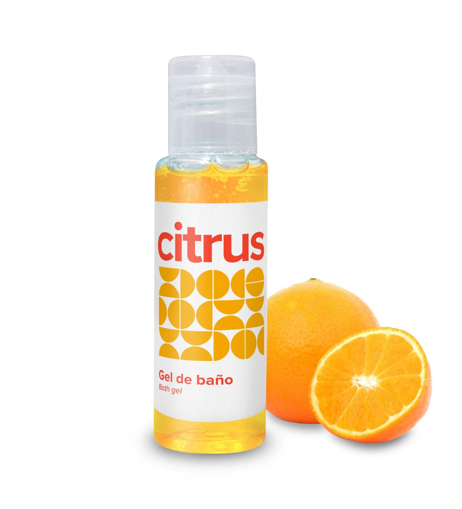 Hostelpak Pack of 190 shower gel bottles with 30ml each - Citrus Collection