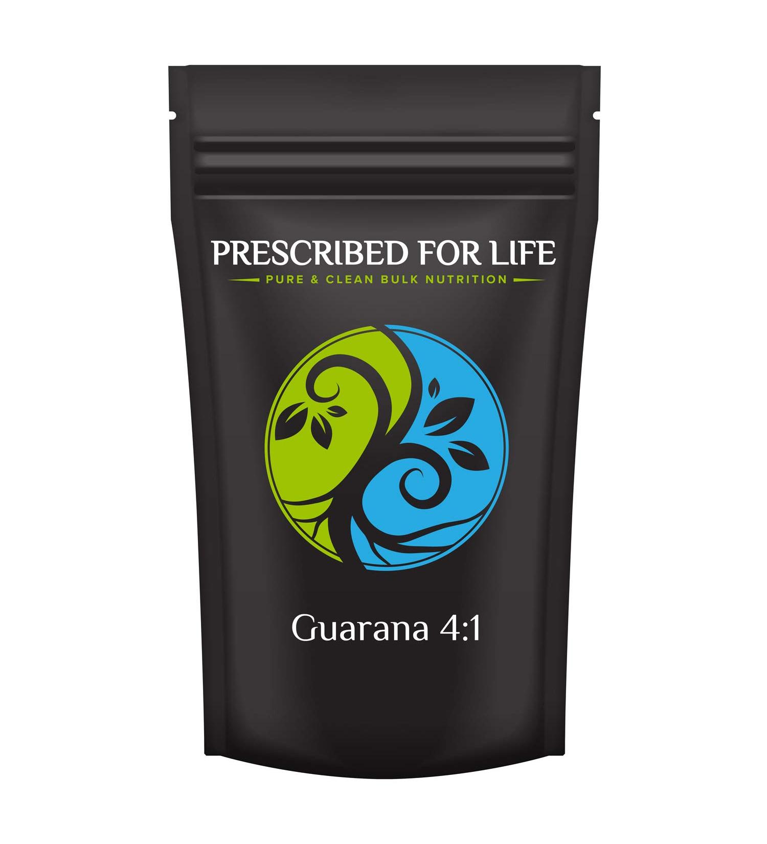 Buy Prescribed For Life Guarana Powder 4:1 - Natural Gluten Free Vegan Non-GMO | More Potent Than Coffee Beans (2 oz | 56 g - Buy Online on GoSupps.com