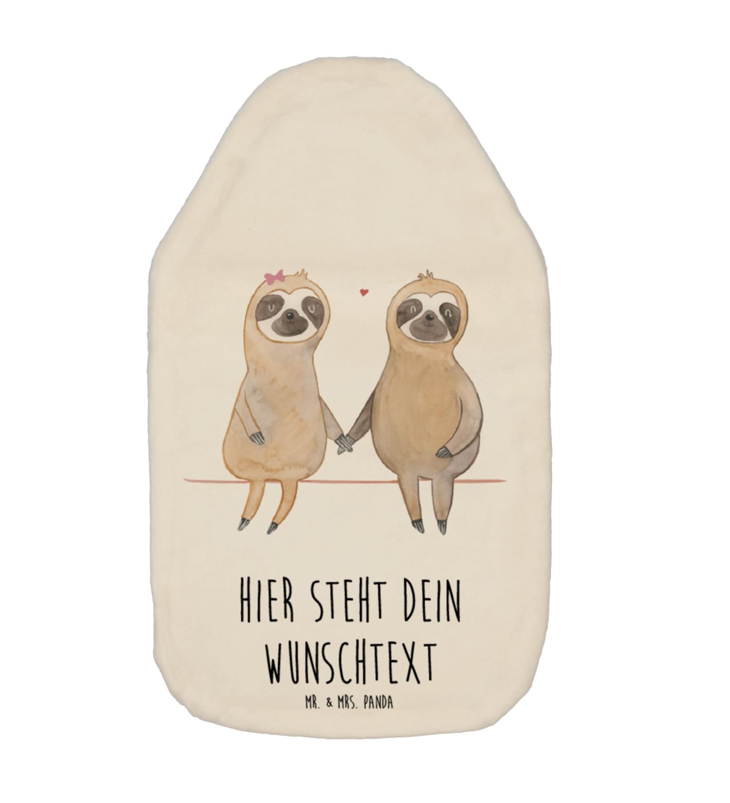 Mr. & Mrs. Panda Personalized Warm Bottle - Unique Gifts for Couples Sloth Decor & Custom Grain Pillows - Buy Online on GoSupps.com
