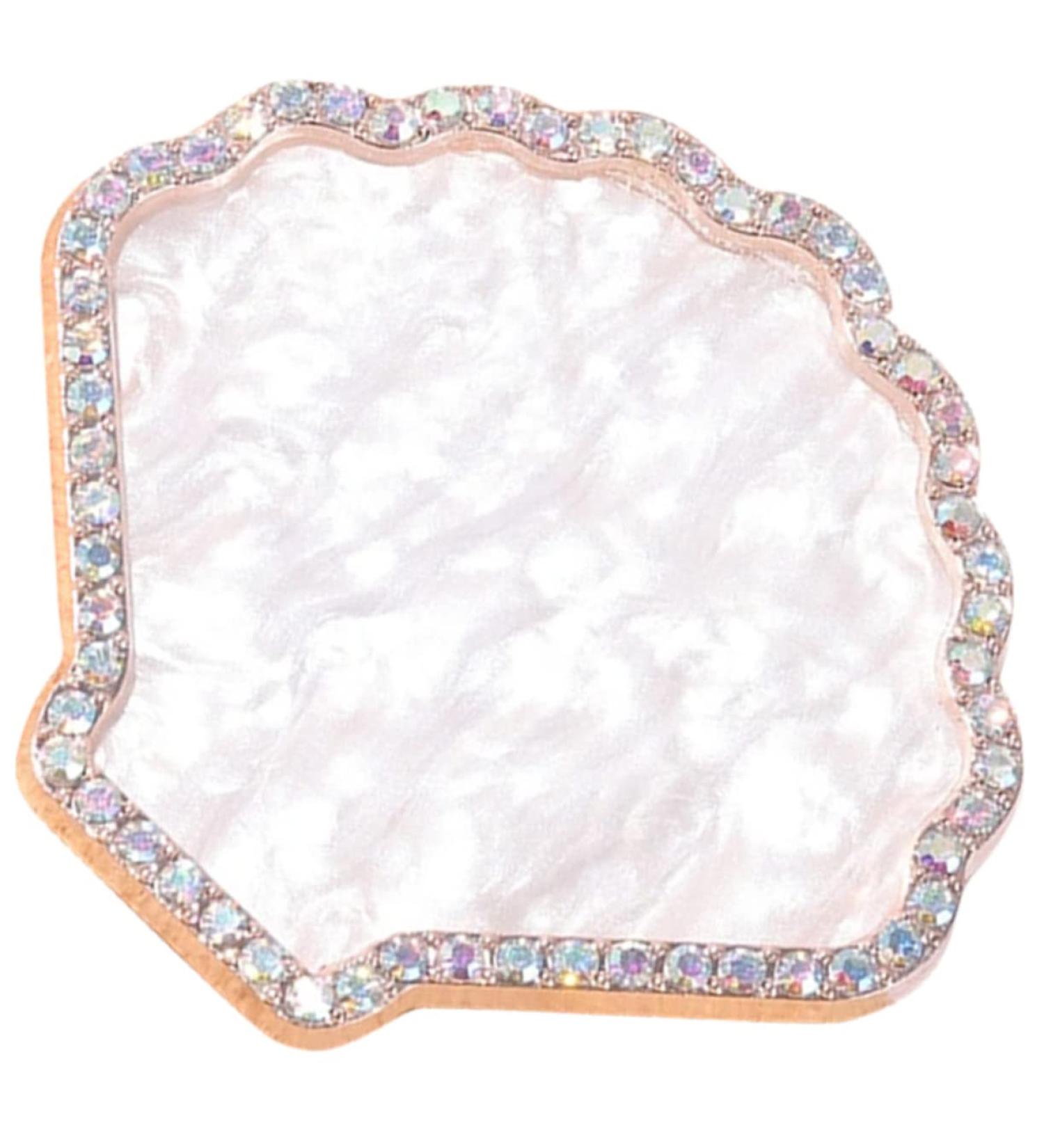  Mikinona Mikinona Presentation Tray for Resin Elegant Nail Art Stand Mixing Palette for Polish and Makeup for Displaying and Storing Jewelry - Buy Online on GoSupps.com