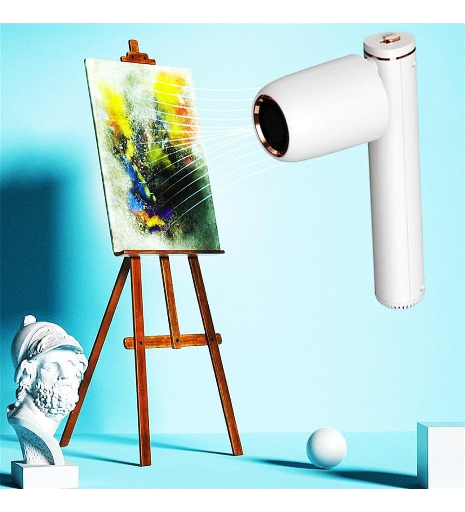 Hair Dryer Portable Cordless Blow Dryer w/Hot & Cold Wind Hair Dryer for Travel School Pet Care Hairdressing Oil Painting Drying Tools - Buy Online on GoSupps.com