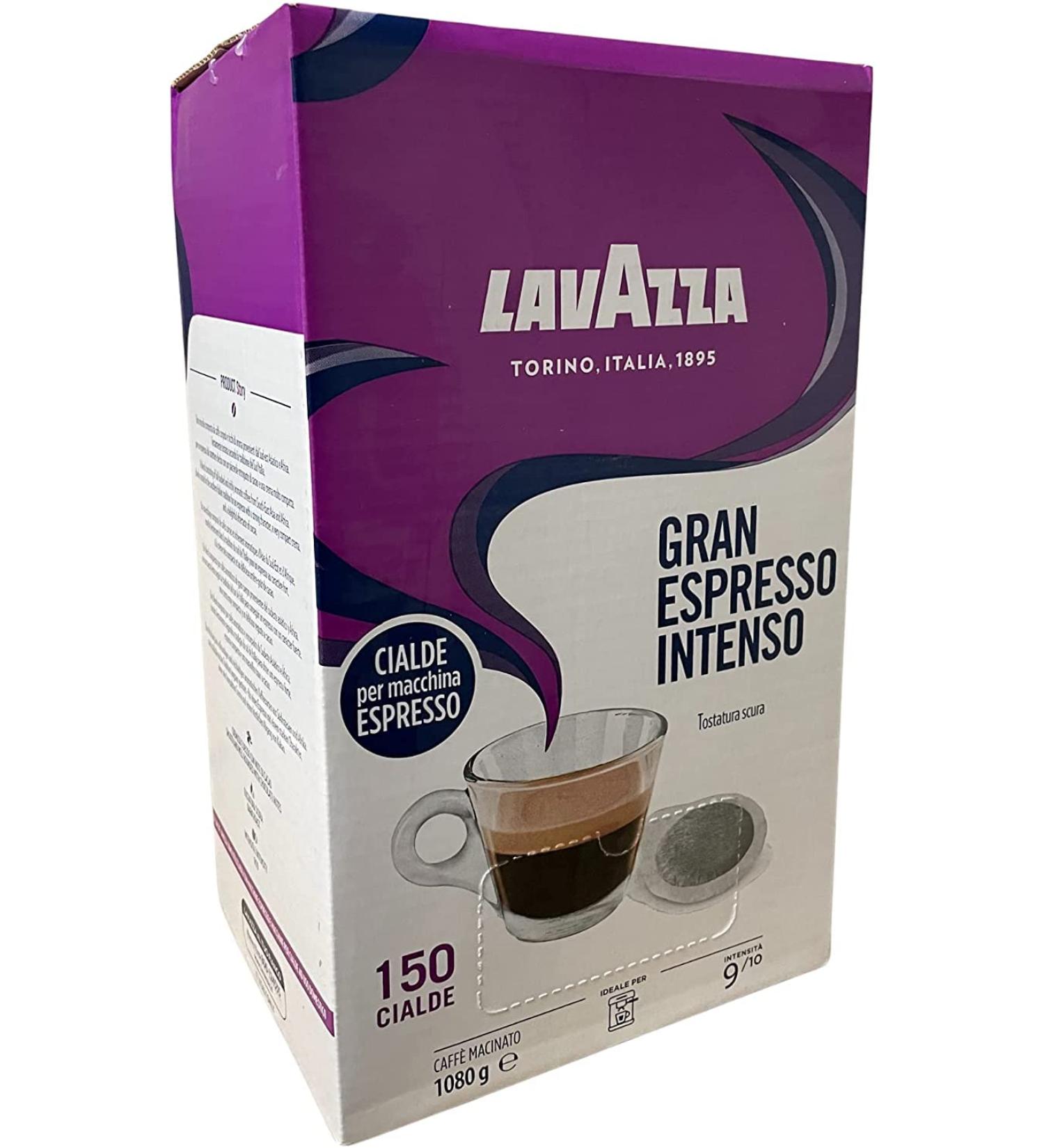 600 capsules de caf avec filtre en papier de 44 mm Lavazza Gran Espresso Intenso Torr faction fonc e Cacao 1 unit (Lot de 600)