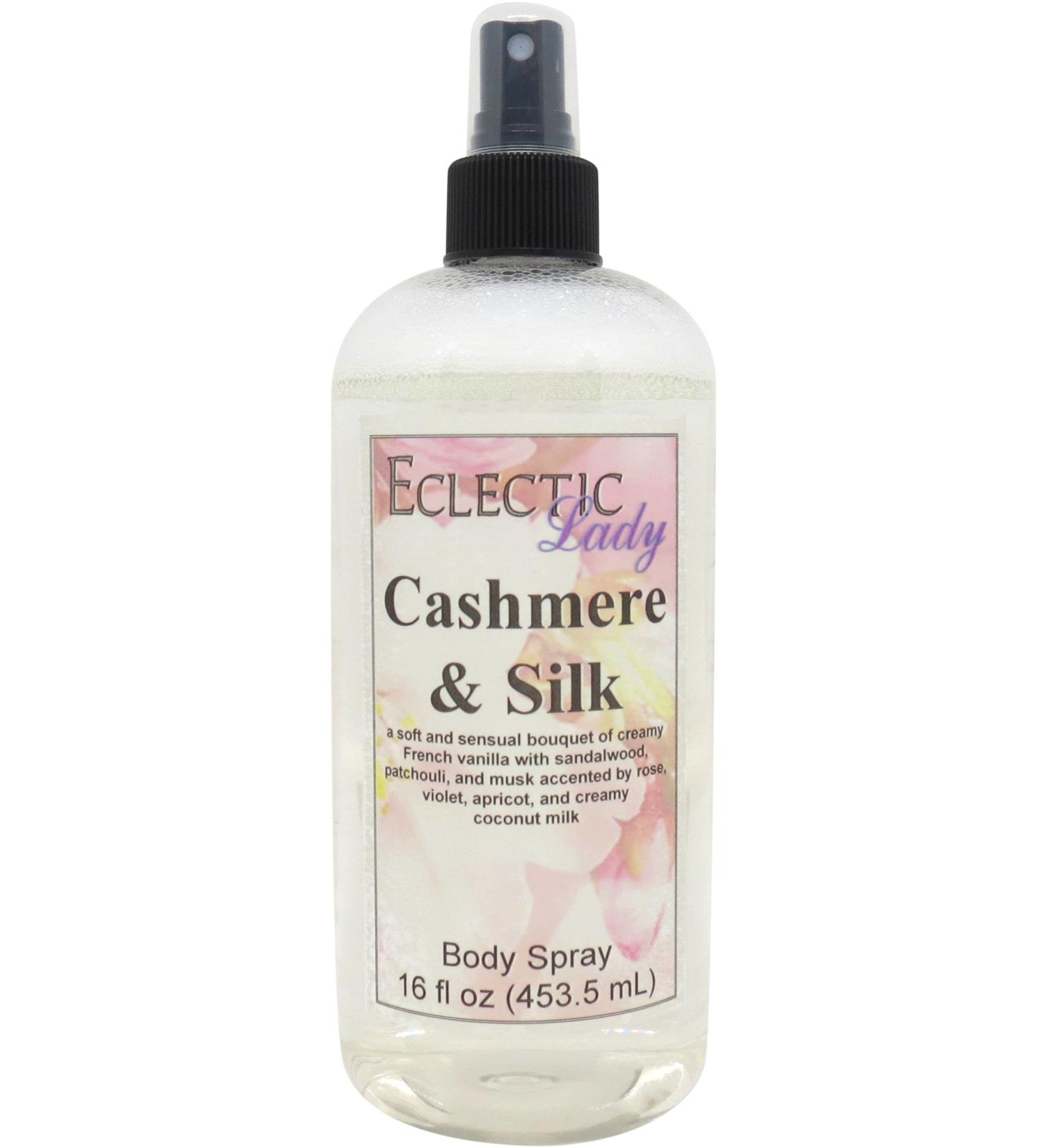 Cashmere and Silk Body Spray (Double Strength) 16 ounces Body Mist for Women with Clean Light & Gentle Fragrance Long Lasting Perfume with Comforting Scent for Men & Women Cologne with Soft  - Buy Online on GoSupps.com