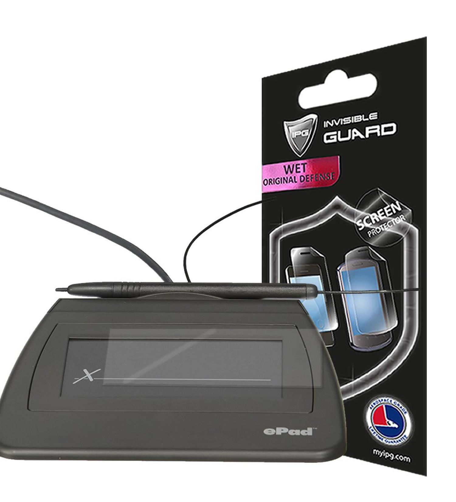 IPG ePadlink Epad E-Signature Capt Pad Screen Protector - 3 Units | Bubble Free, Clear, Free Replacement Warranty - Buy Online on GoSupps.com