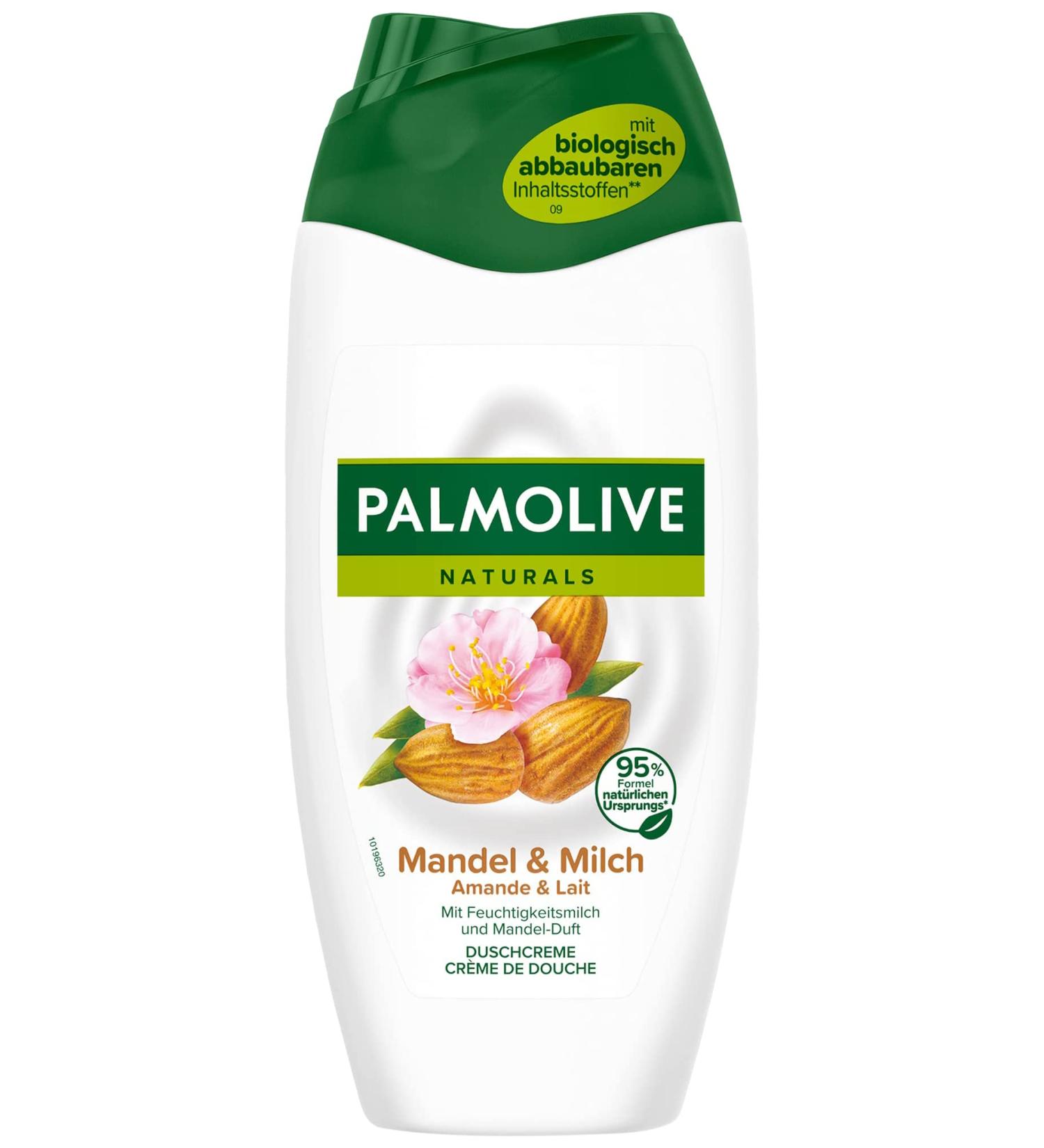 Colgate Palmolive Co Palmolive Naturals Shower gel with almond and milk 6 x 250 ml cream shower with moisture milk and almond scent - Buy Online on GoSupps.com