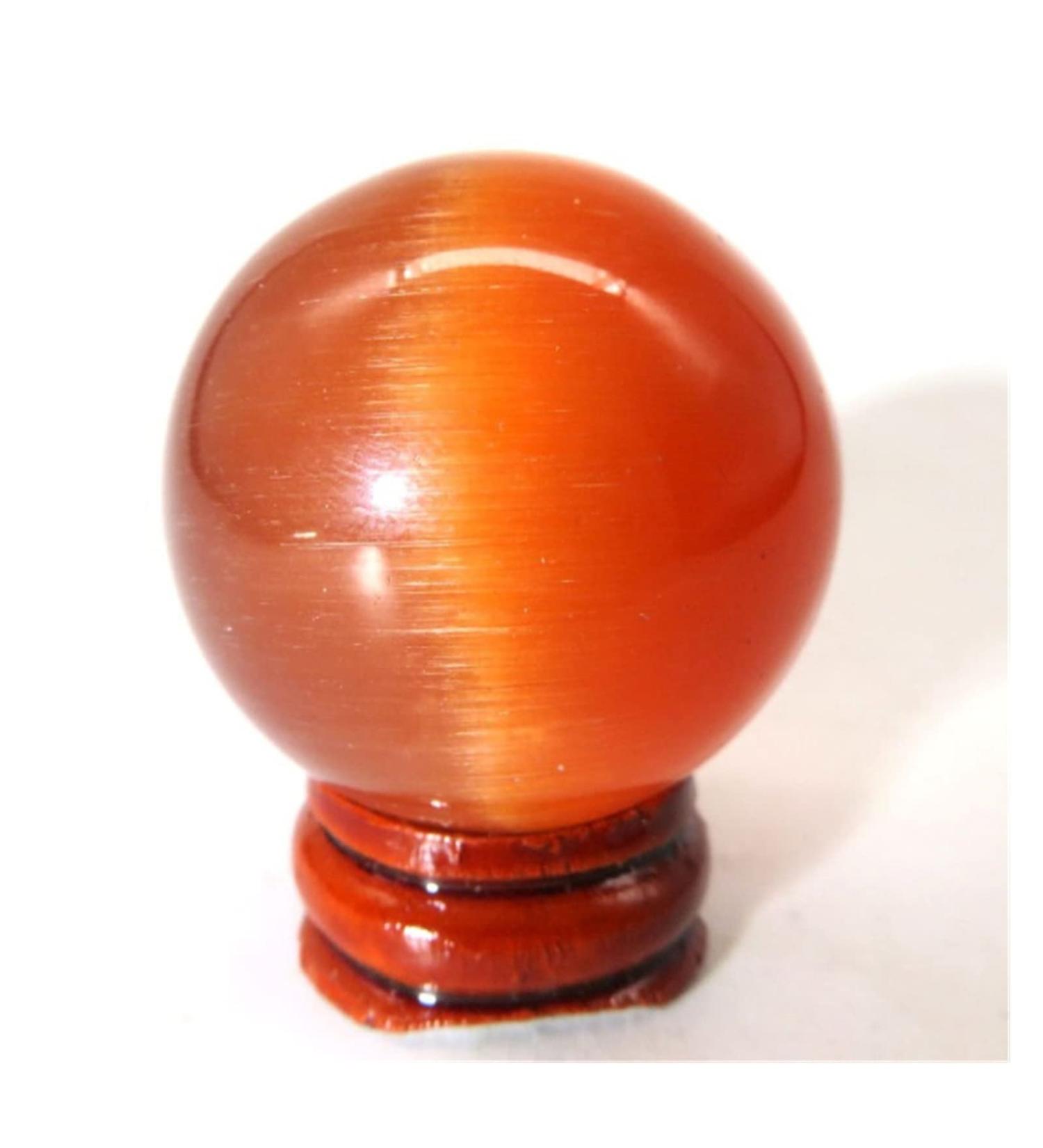 Natural Sphere 1pc Natural Gemstone Spheres Quartz Crystal Cat Eye Stones Ball for Gift for Decoration Gift Decoration feng Shui. (Color : 45-55mm) - Buy Online on GoSupps.com