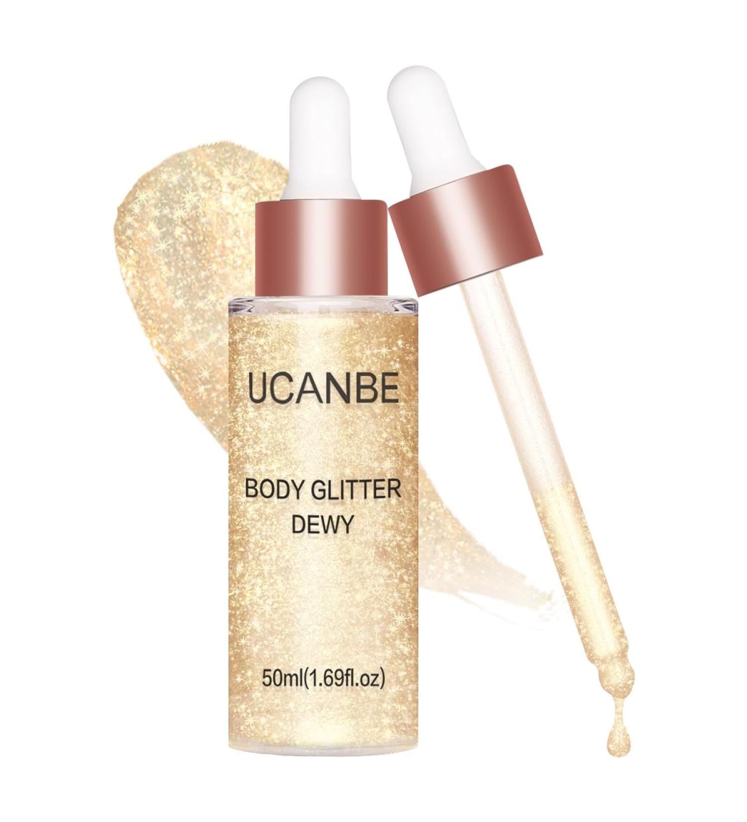 Ucanbe Liquid Highlighter - Hydration Body Luminizer Cream | Champagne Gold 01 | Perfect Valentine's Day Gift - Buy Online on GoSupps.com