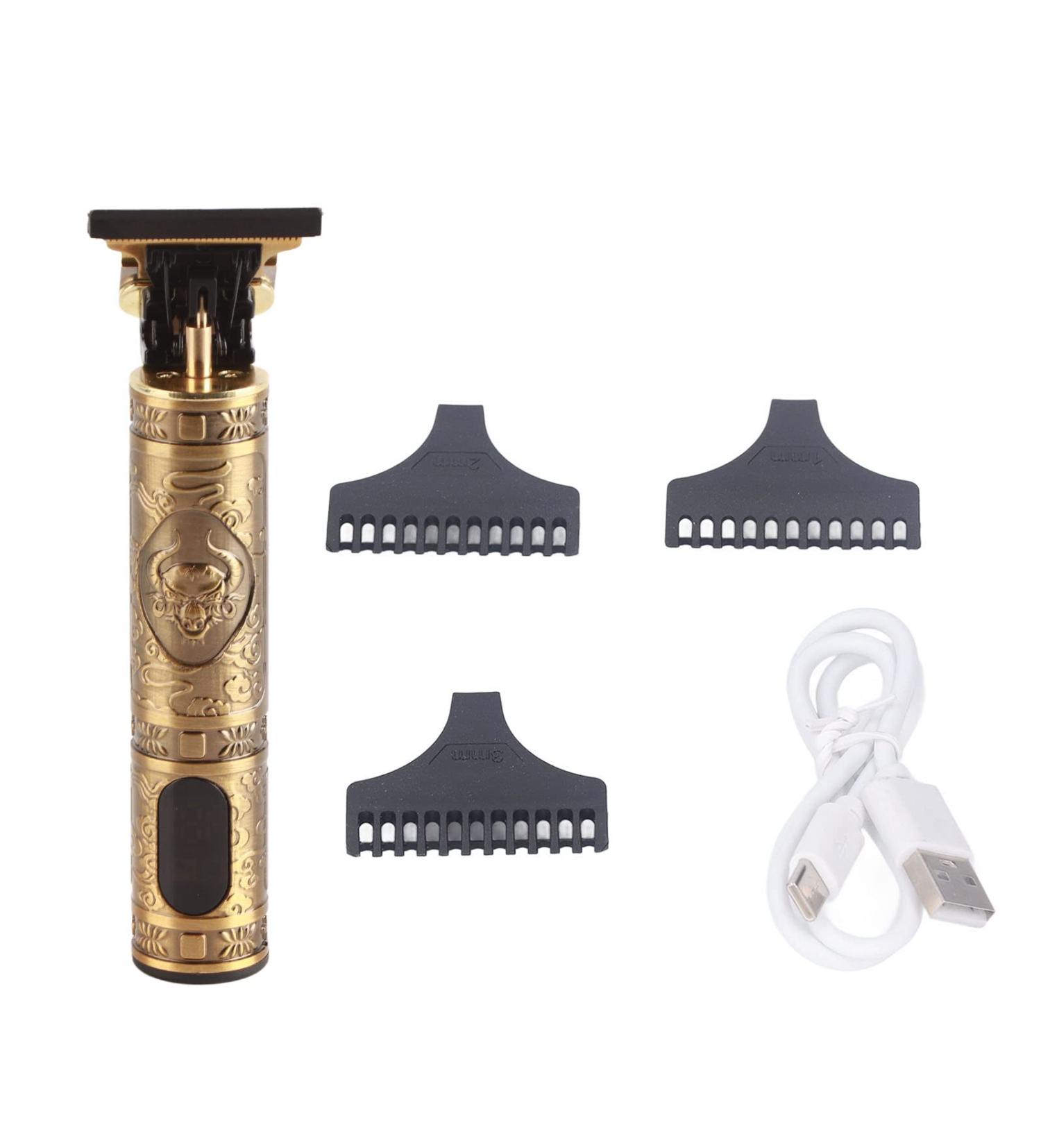 Professional Hair Clipper Trimmer Kit for Men - USB Charging Anti-Slip Design - Ideal for Home & Salon Hair Cutting - Buy Online on GoSupps.com