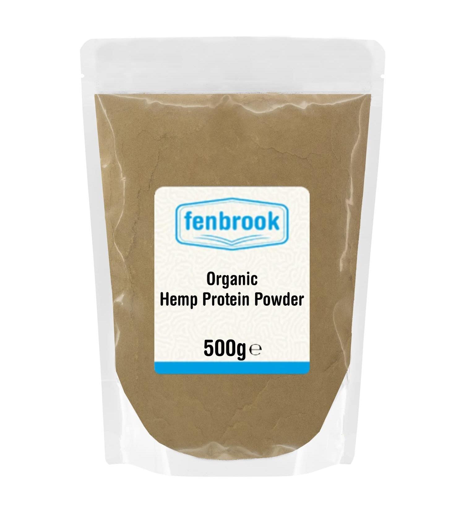 Organic Hemp Protein Powder 500g | Certified by Fenbrook Organic | Premium Quality - Buy Online on GoSupps.com