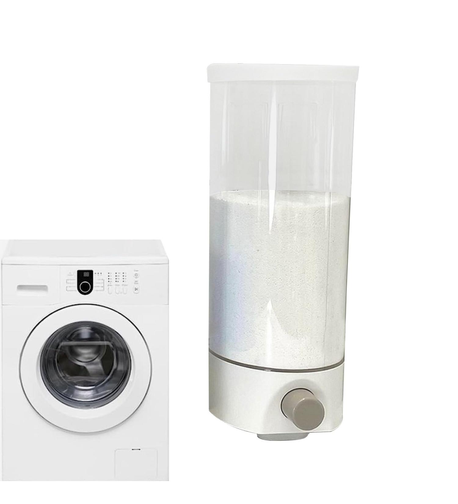 Scent Booster Beads Dispenser Non-Punching Wall-Mounted Dry Food Dispenses - Large Capacity Laundry Scent Beads Dispenser with Measuring Cup for Solid Grain Organize Tosier Big - Buy Online on GoSupps.com