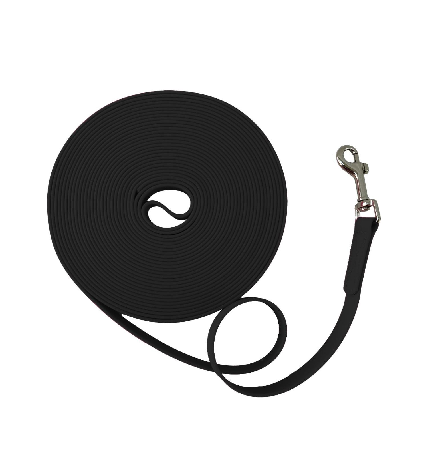 Waterproof Dog Leash 16.5FT Waterproof Long Leash Durable PVC Coated Webbing Waterproof Training Lead Great for Medium Large Dogs Training Swimming Beach/Lake/Snow/Yard(Black) Black 16.5FT(5M) - Buy Online on GoSupps.com