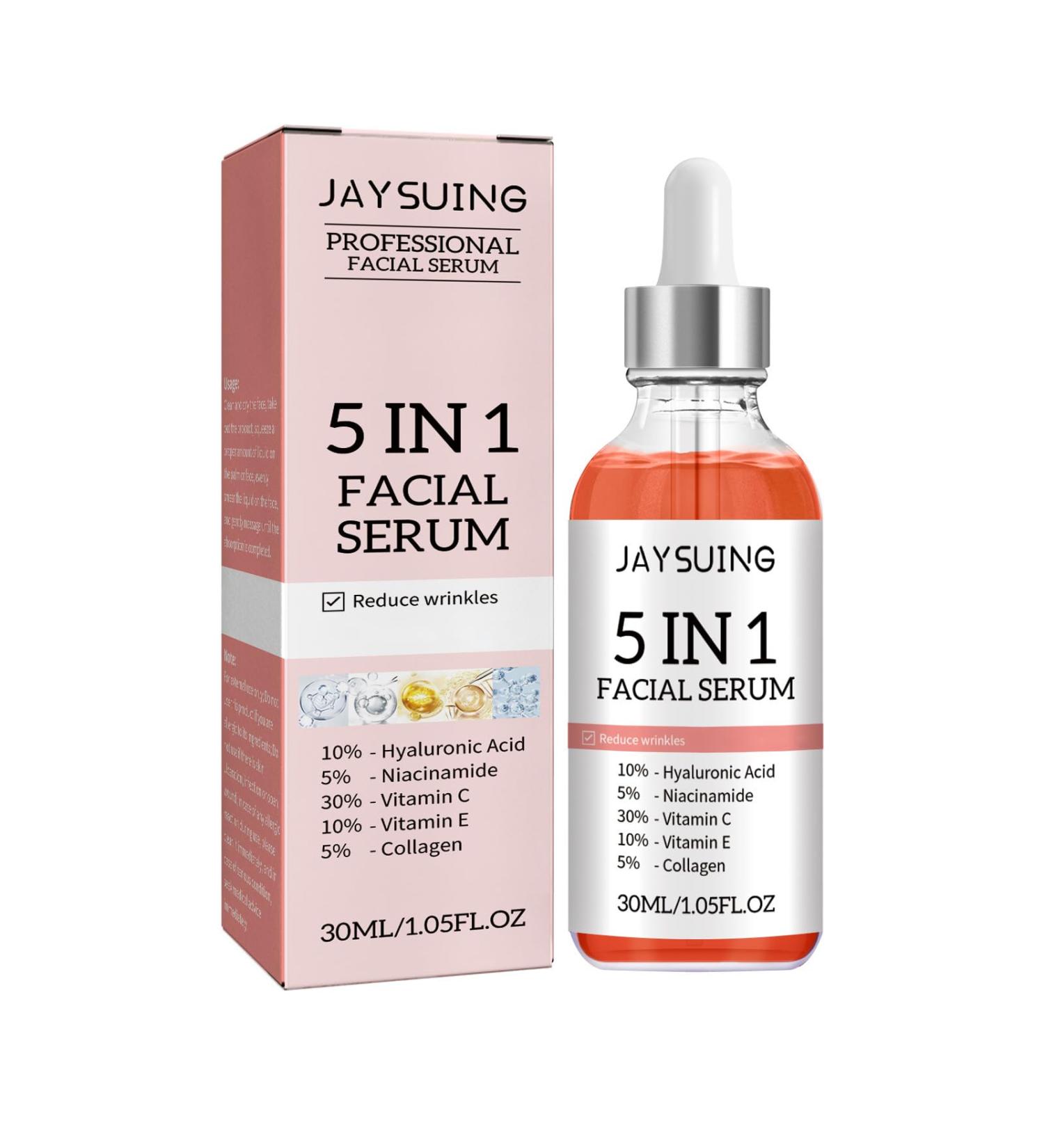 30% Vitamin C Face Serum | Niacinamide & Hyaluronic Acid | Anti-Aging Hydrating Serum for Women - Buy Online on GoSupps.com