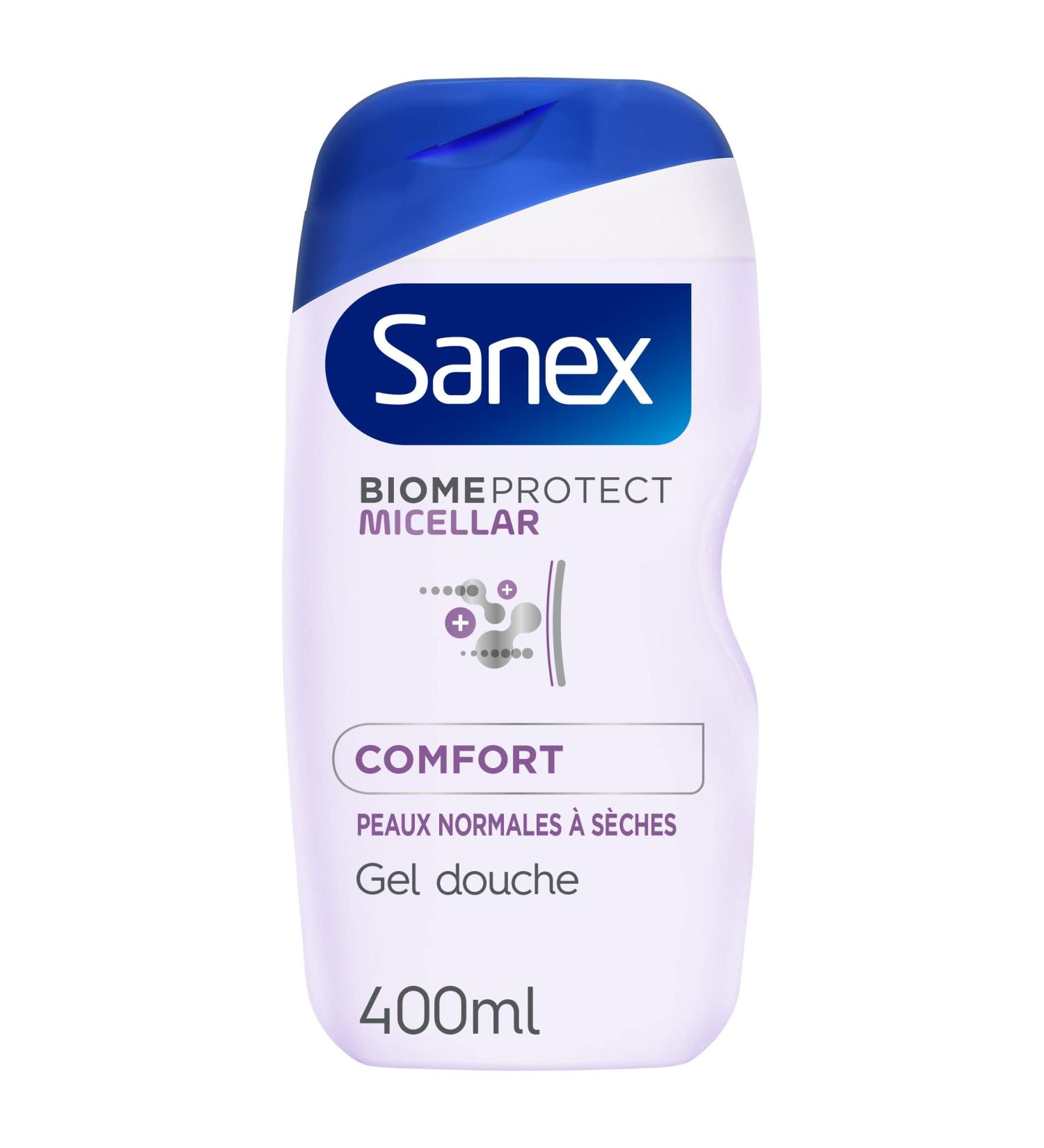 Sanex Biome Protect Micellar Comfort Shower Gel 400 ml for normal to dry skin - Buy Online on GoSupps.com
