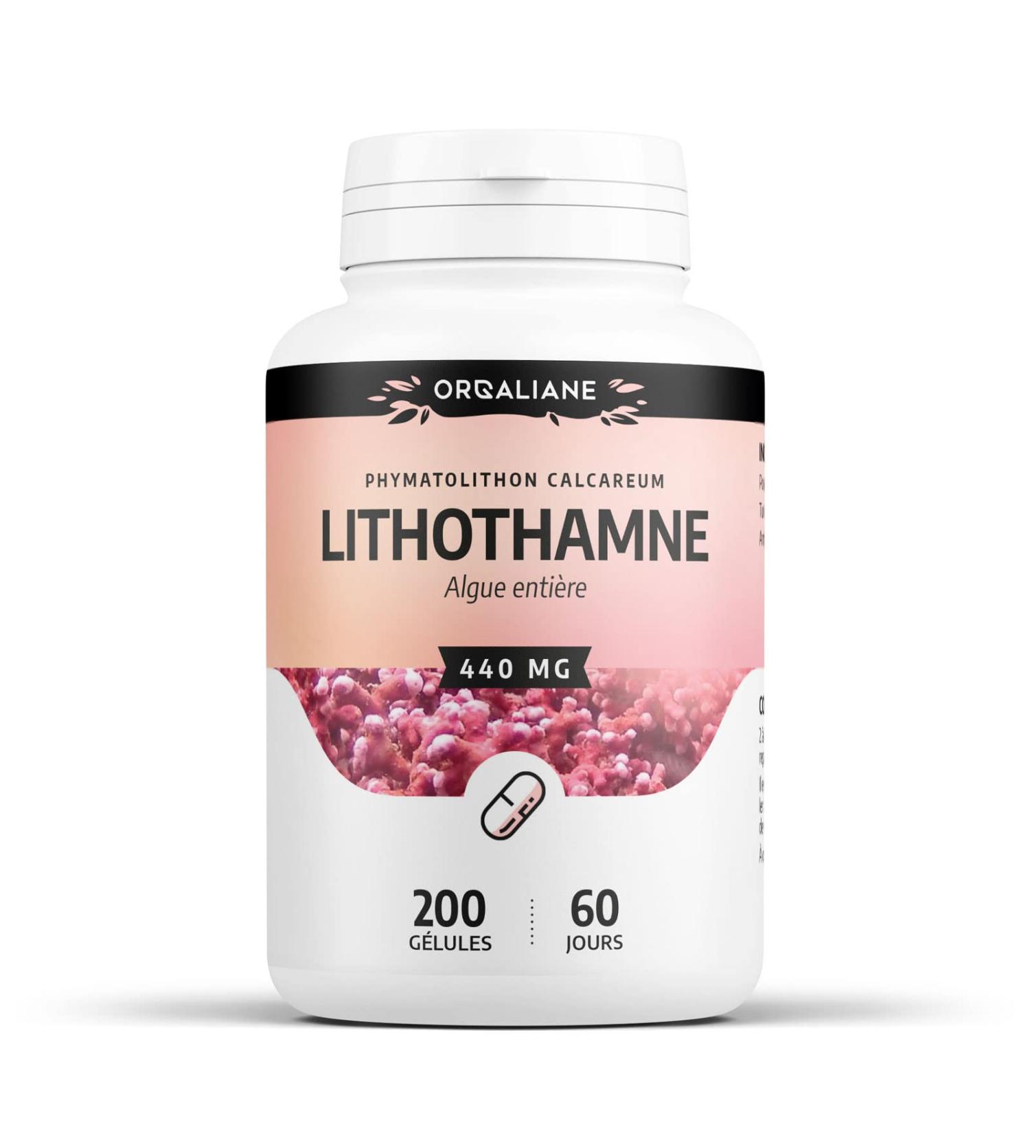 Lithotame (Lithothamne) 200 capsules 440 mg - Buy Online on GoSupps.com