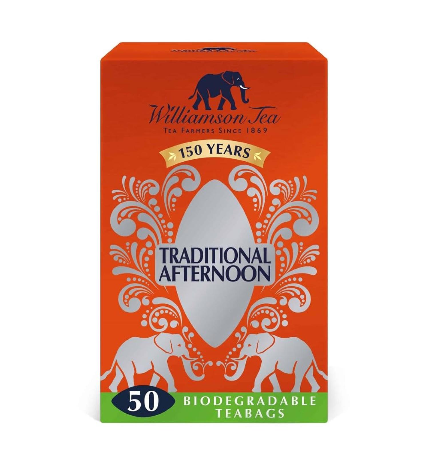 Williamson Tea | Traditional Afternoon | 6 x 50 bags - Buy Online on GoSupps.com