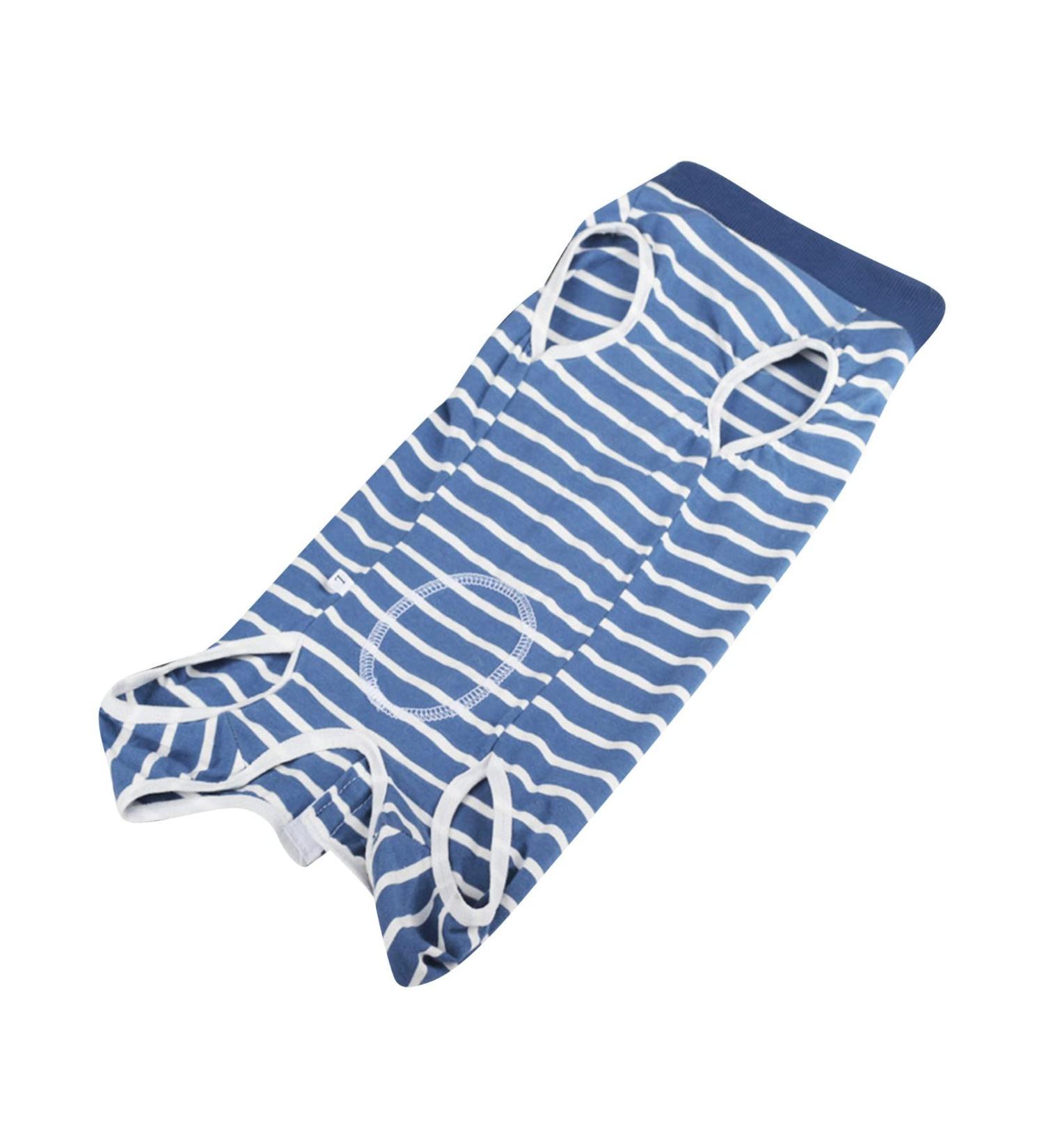 Luxury Dog Coat for Post-Op Recovery | Soft Cuddly Vest for Dogs & Cats | Blue (S) - Buy Online on GoSupps.com