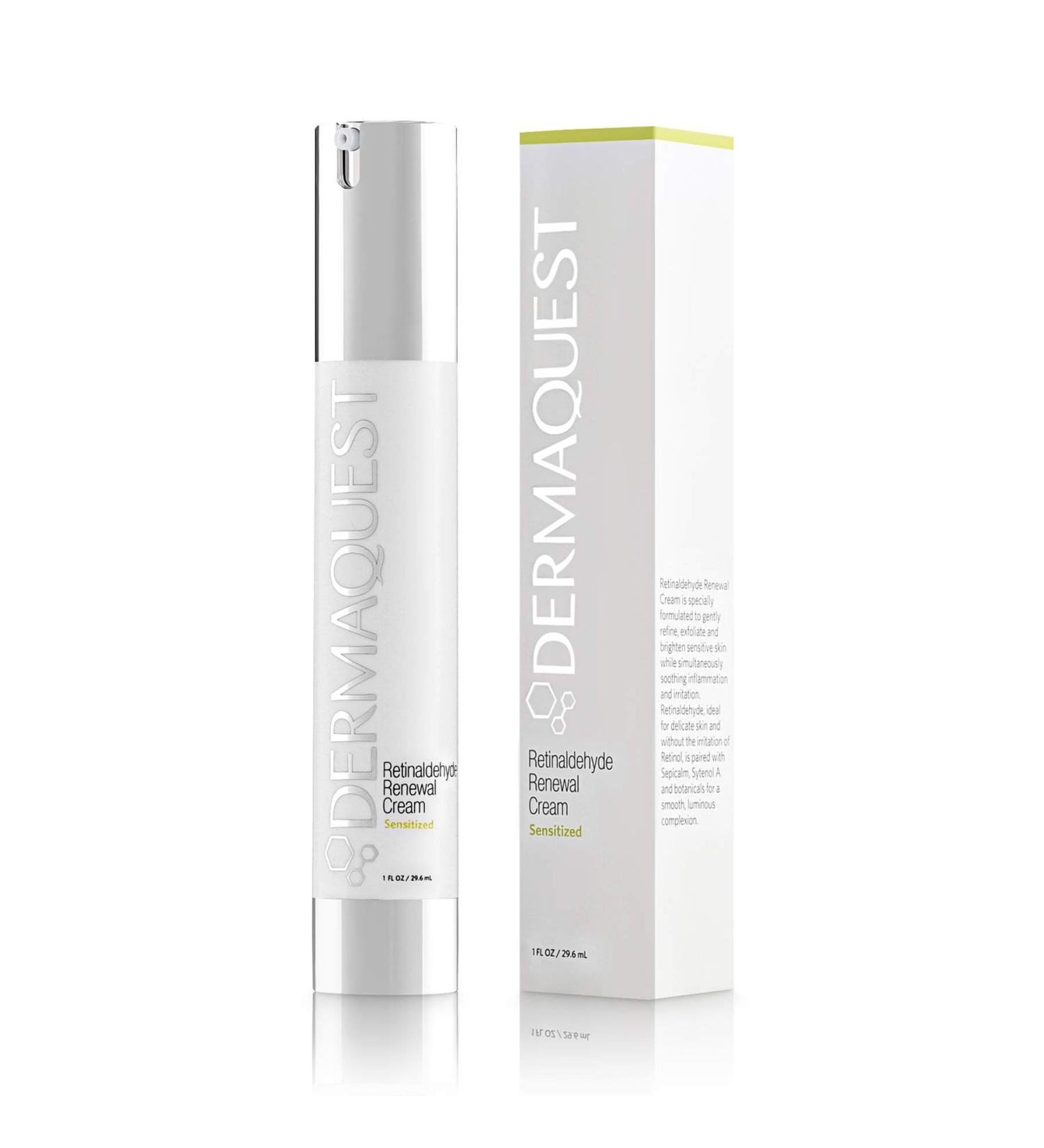 DermaQuest Sensitized Retinaldehyde Cream | Anti-Irritation Brightening Renewal for Sensitive Skin | 1oz Retinol Alternative - Buy Online on GoSupps.com
